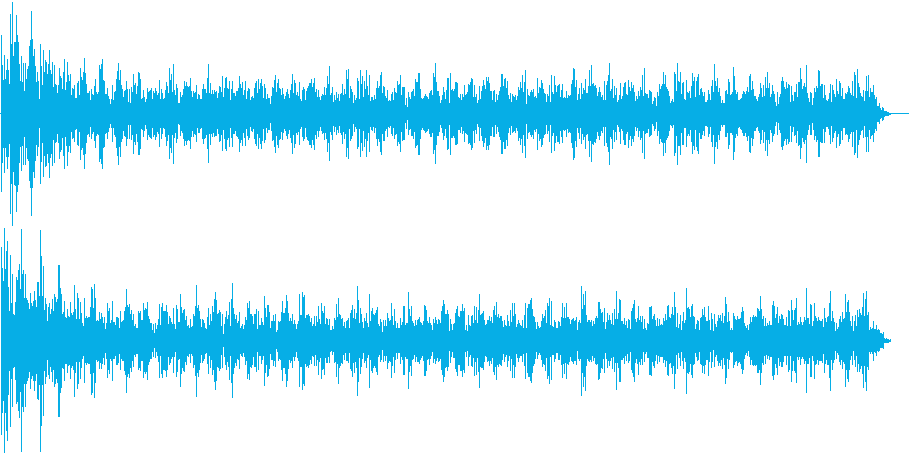 洞窟の環境音(広め)の再生済みの波形