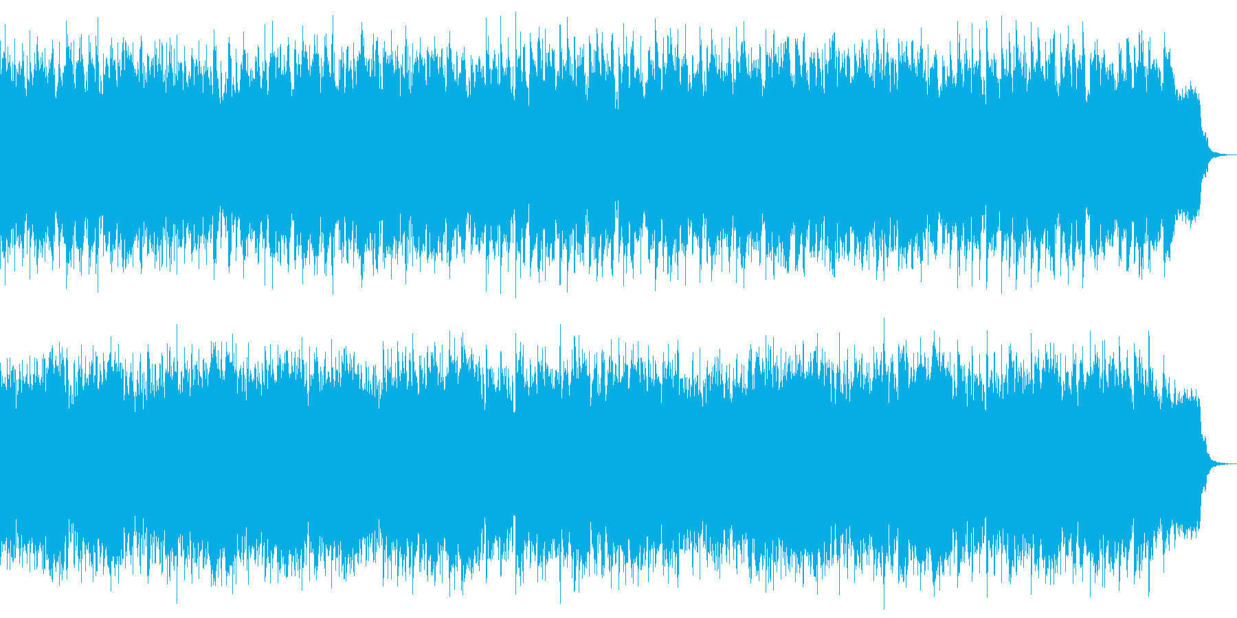 リズムもテンポも心が弾むようなピアノ曲の再生済みの波形