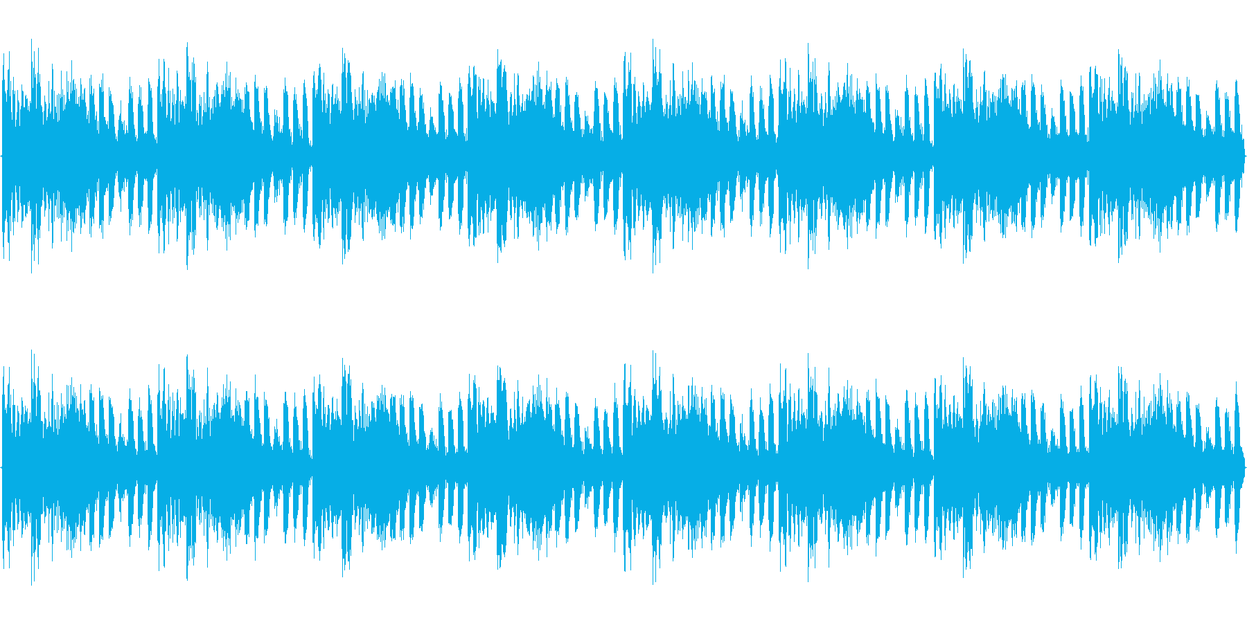 80%EDM,20%ダブステップのループの再生済みの波形