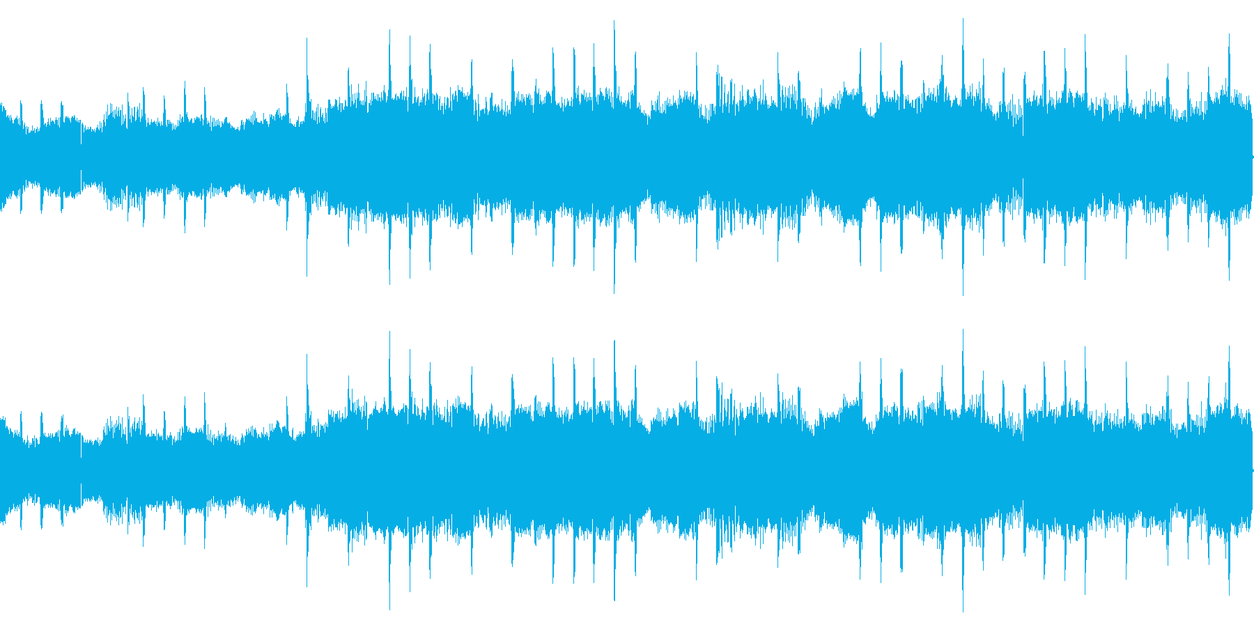 コンピューター音の再生済みの波形
