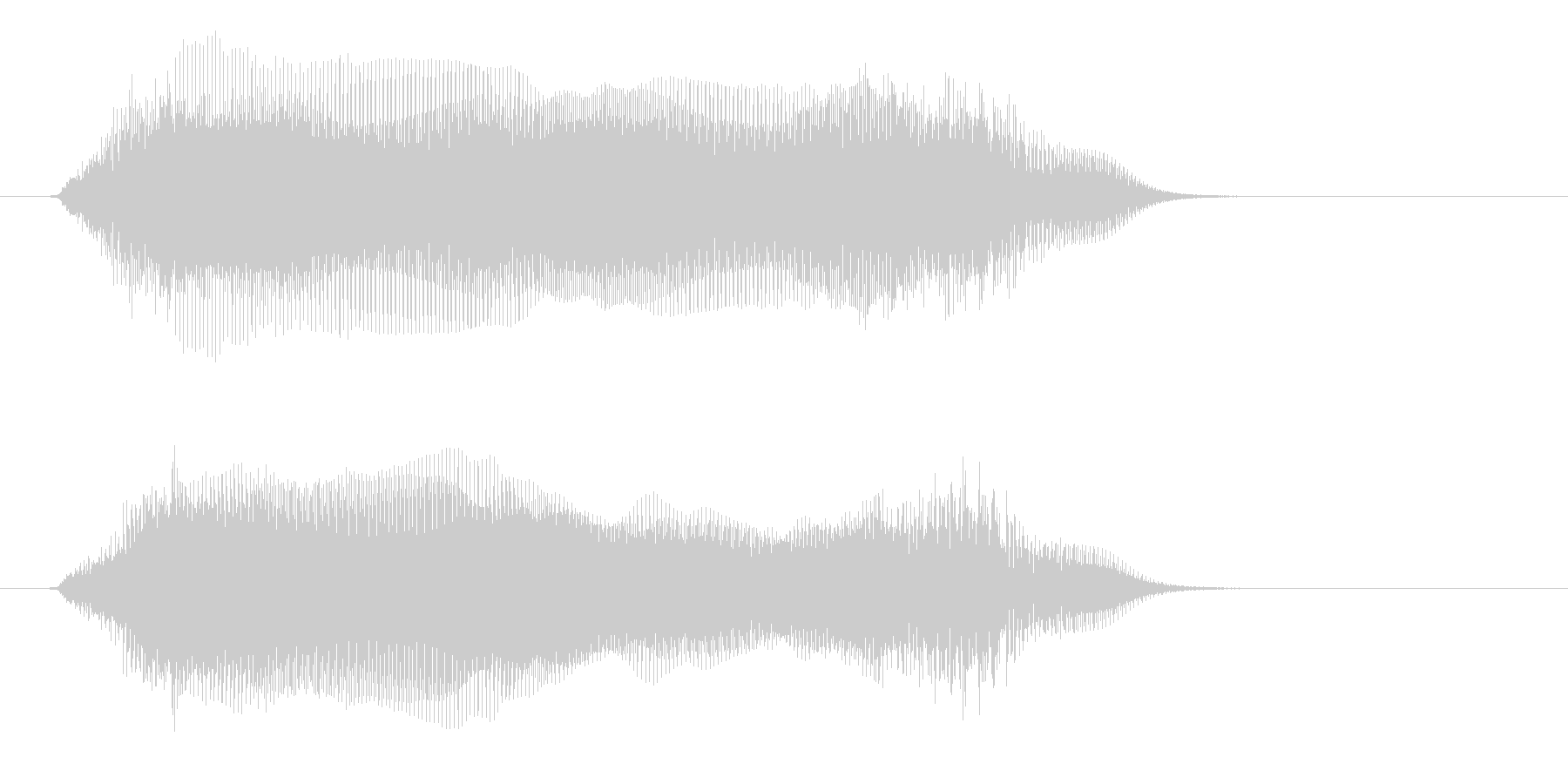 宇宙や近未来感の音(ワープ、マシーン)の未再生の波形