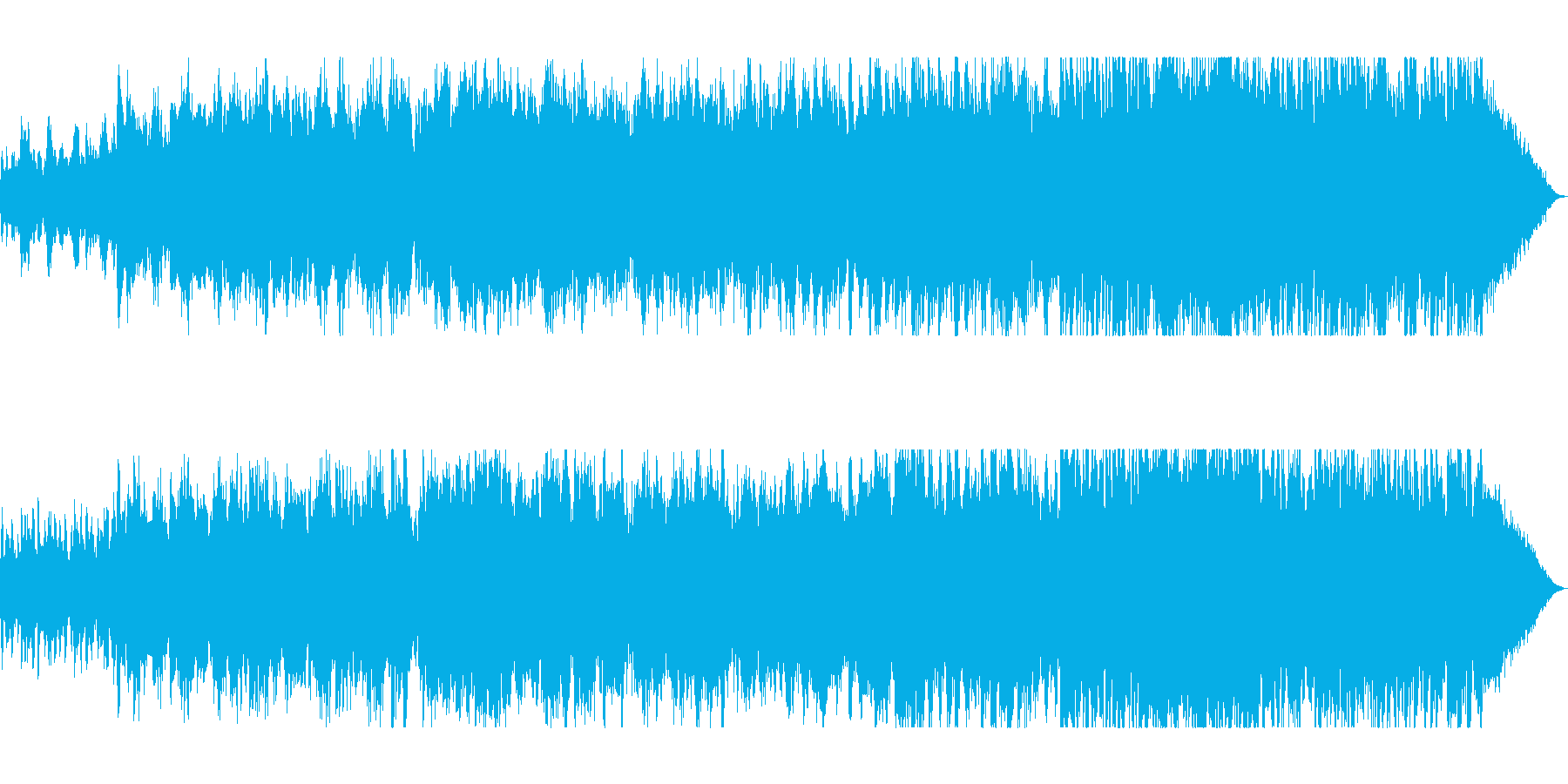 ビオラによる疾走感のあるプレリュードの再生済みの波形