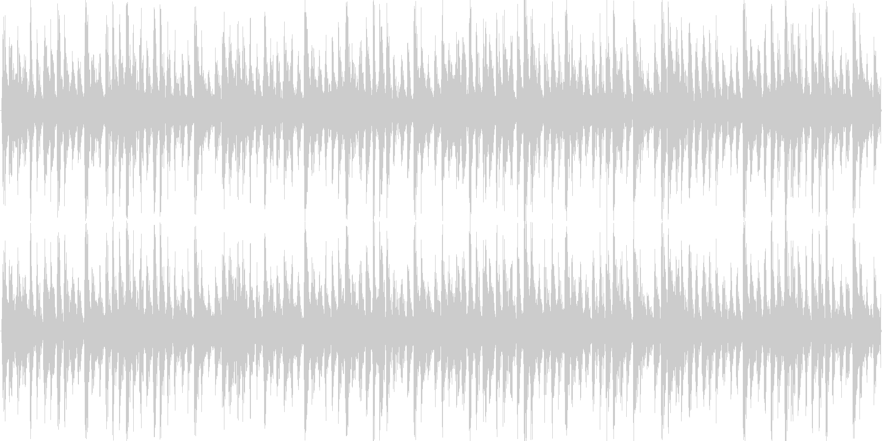 ドラムンベースを基本にした楽曲です。の未再生の波形
