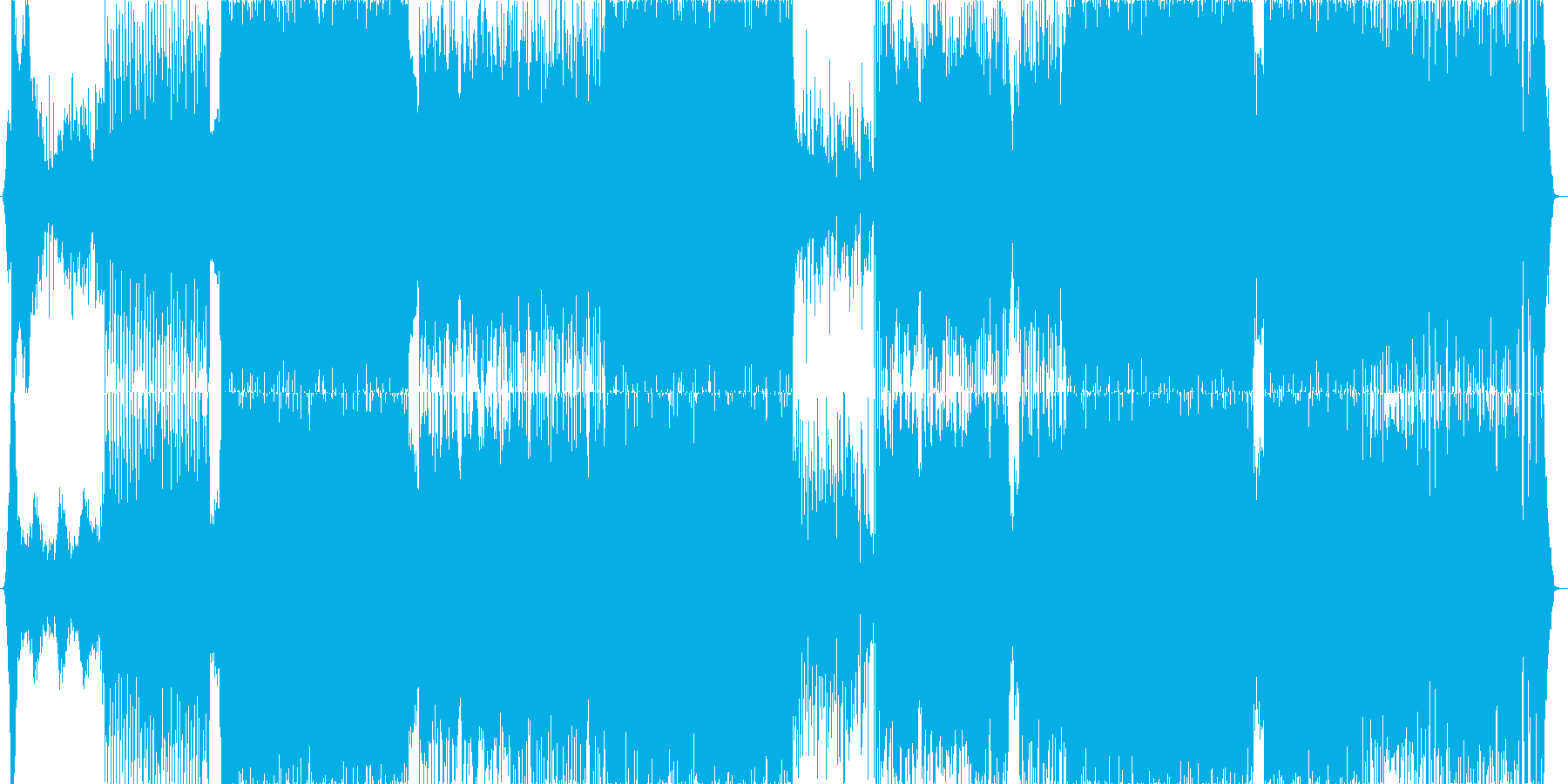 夏の足音が近づいてくるの再生済みの波形