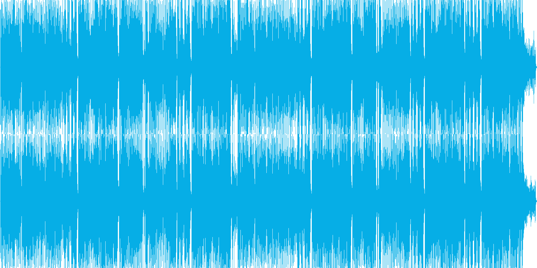 楽しいスウィングジャズの再生済みの波形