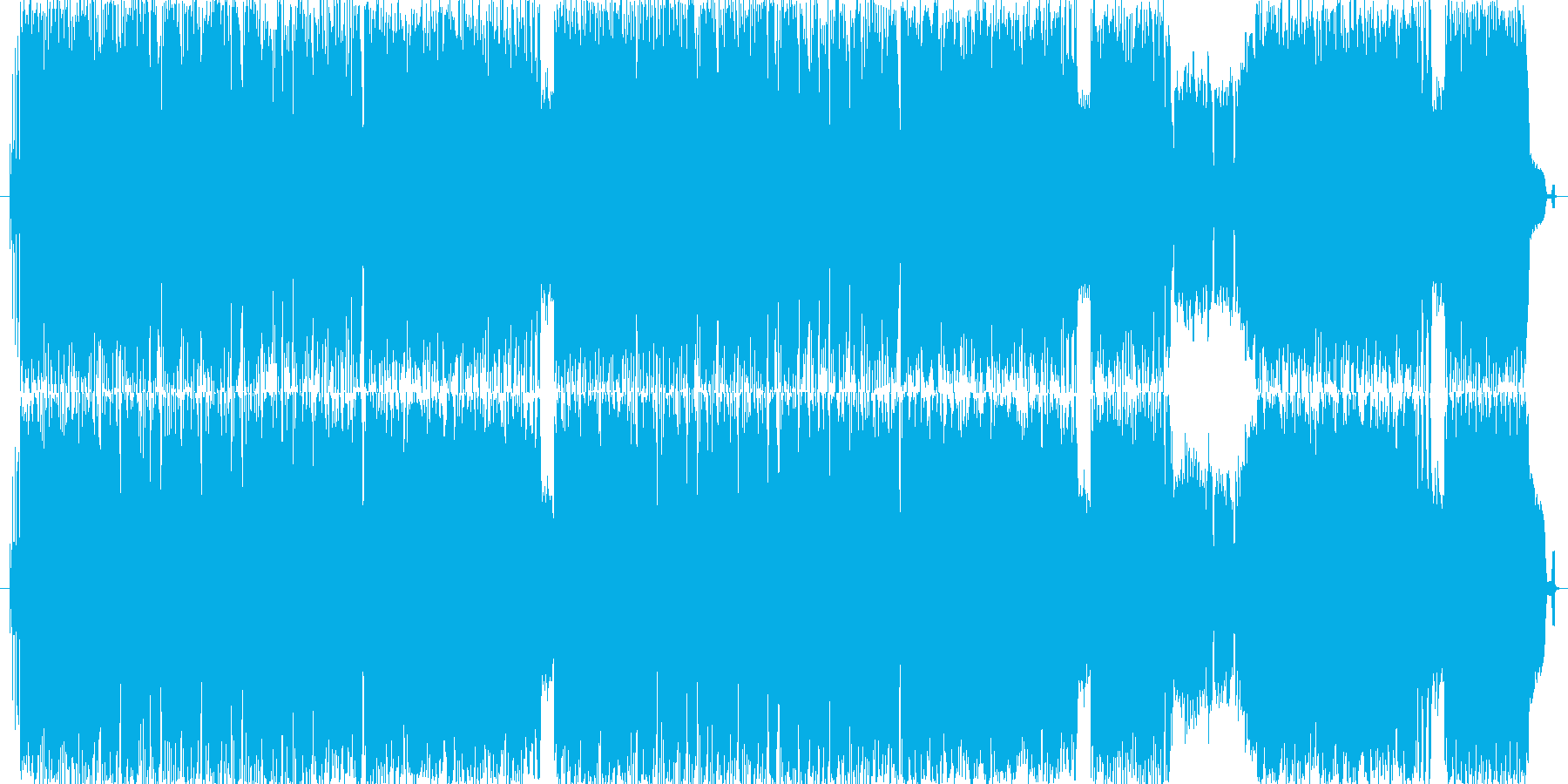 明るくキャッチーな曲ですの再生済みの波形