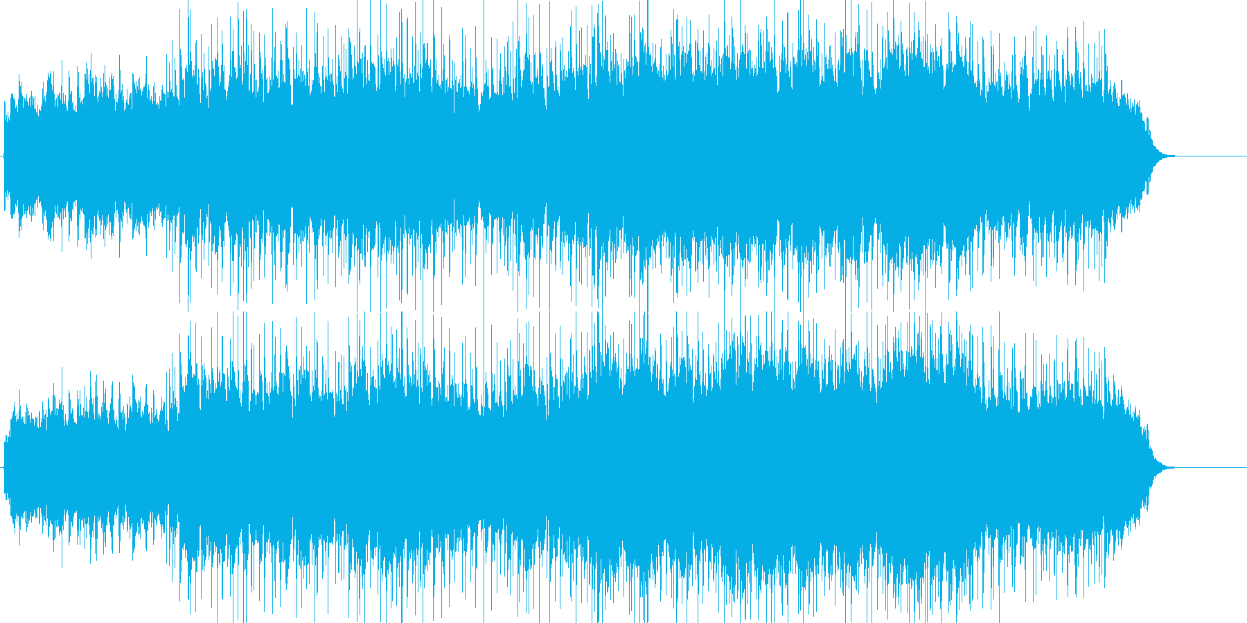一歩一歩確実に前進するいきいきポップの再生済みの波形