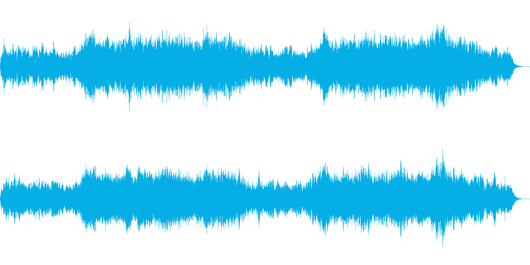 アンビエント環境音楽ヒーリング-05の再生済みの波形