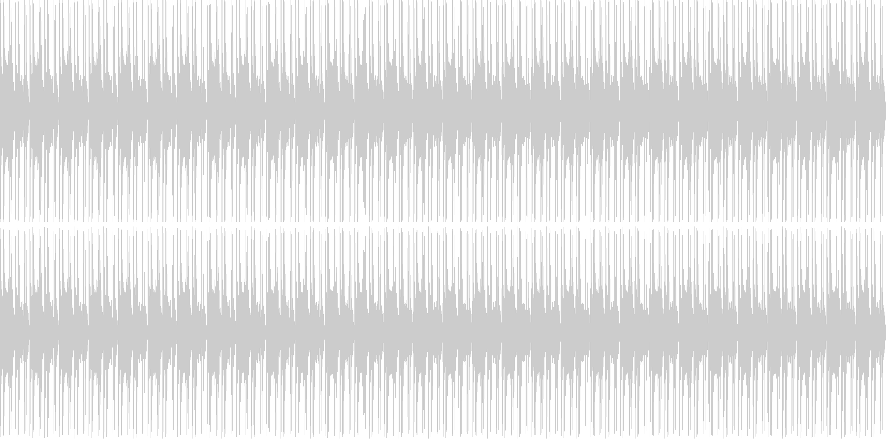 1、2、3、4の未再生の波形