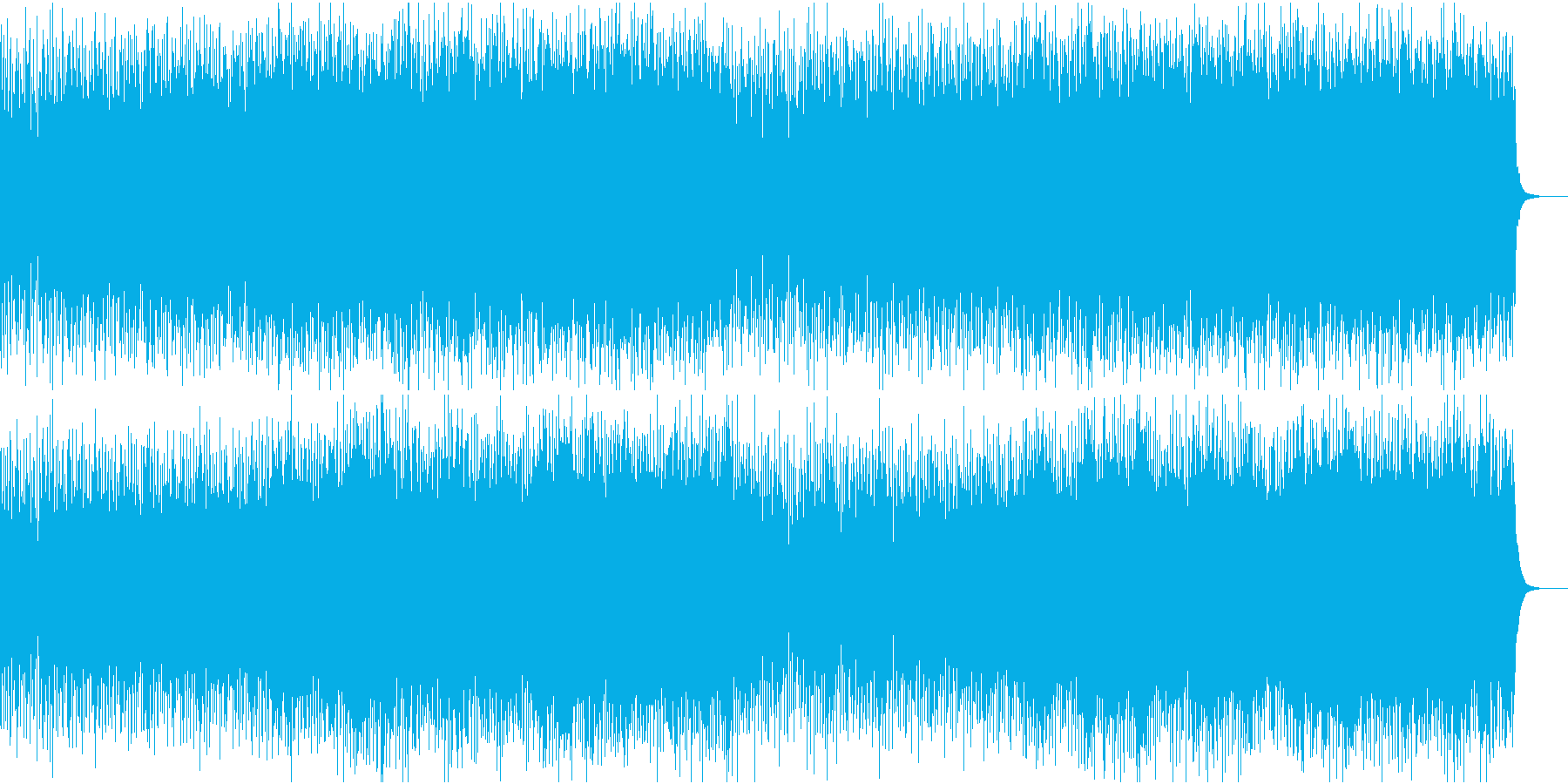 ユーロビート調のちょっと切ない曲です。の再生済みの波形