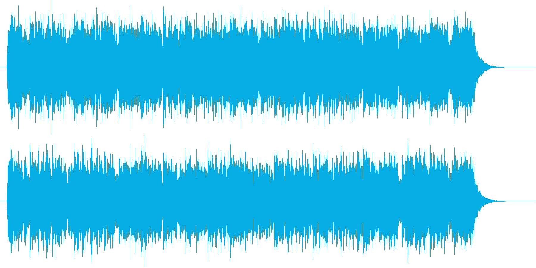 ホーンやシンセがドラマチックな楽曲の再生済みの波形