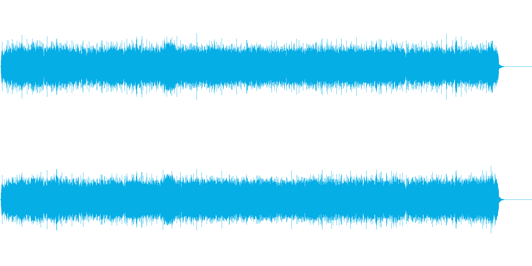 アメリカンスタイルのタフでワイルドな曲の再生済みの波形