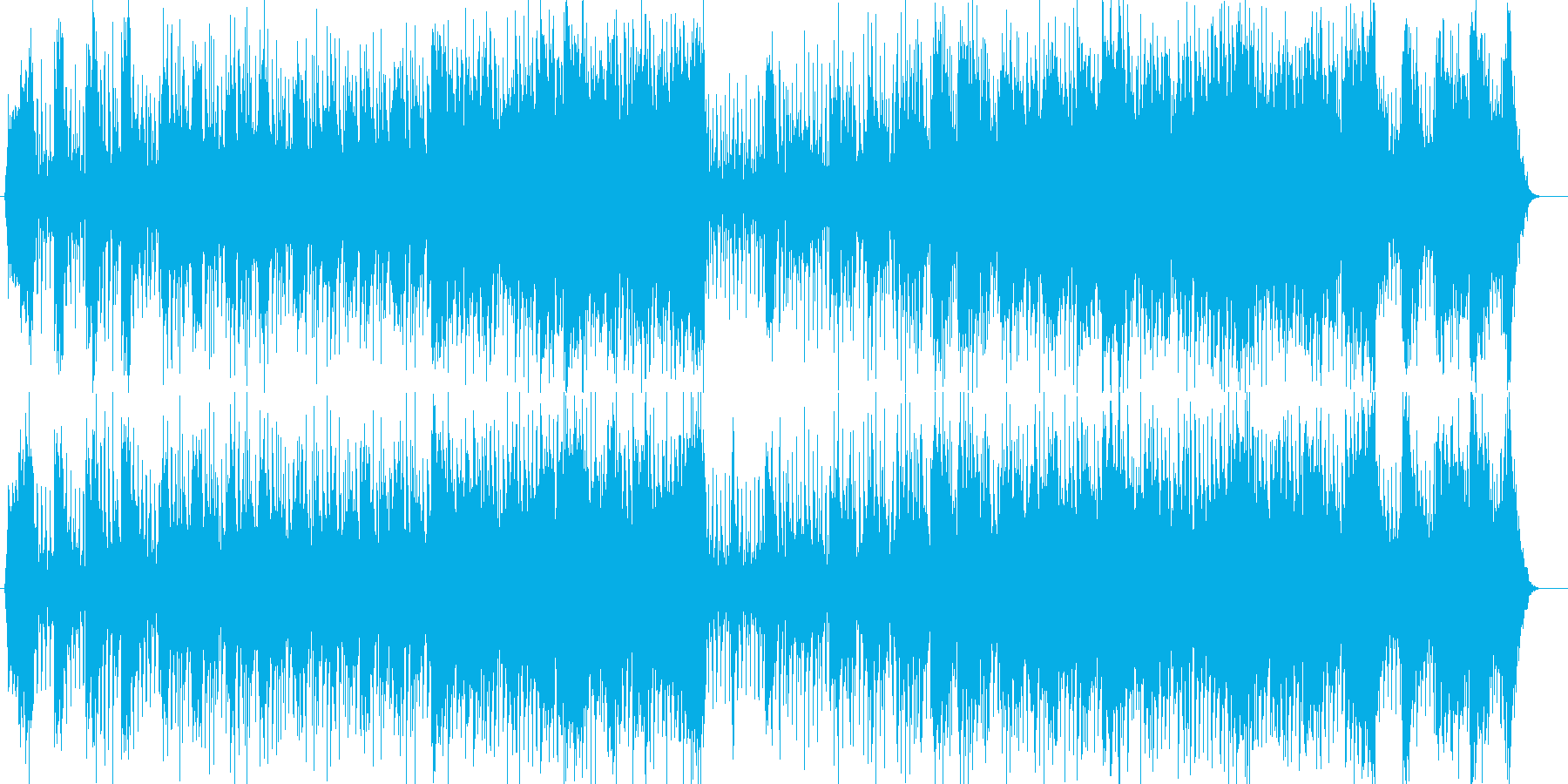 アーバンを感じるギターやバイオリンの曲の再生済みの波形