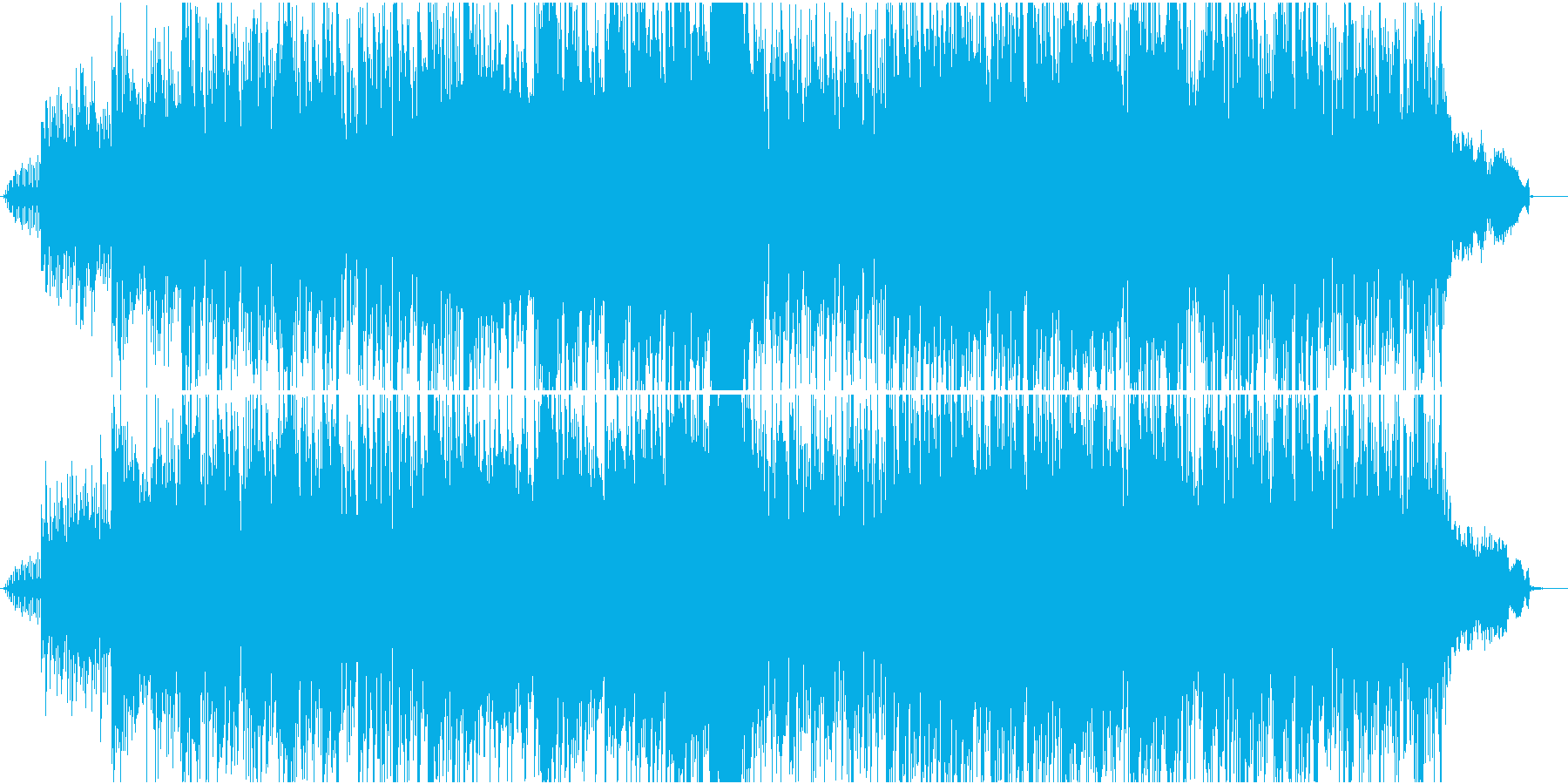 ヘリコプターでワイルドに登場する曲の再生済みの波形