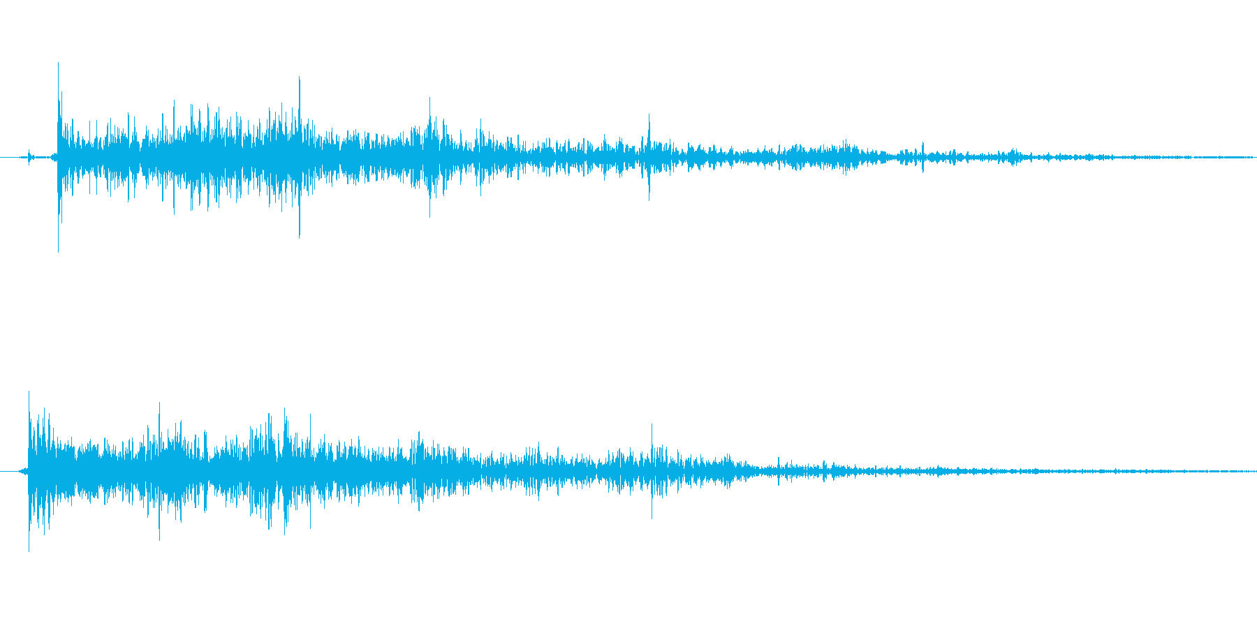 銃の音 (5)の再生済みの波形