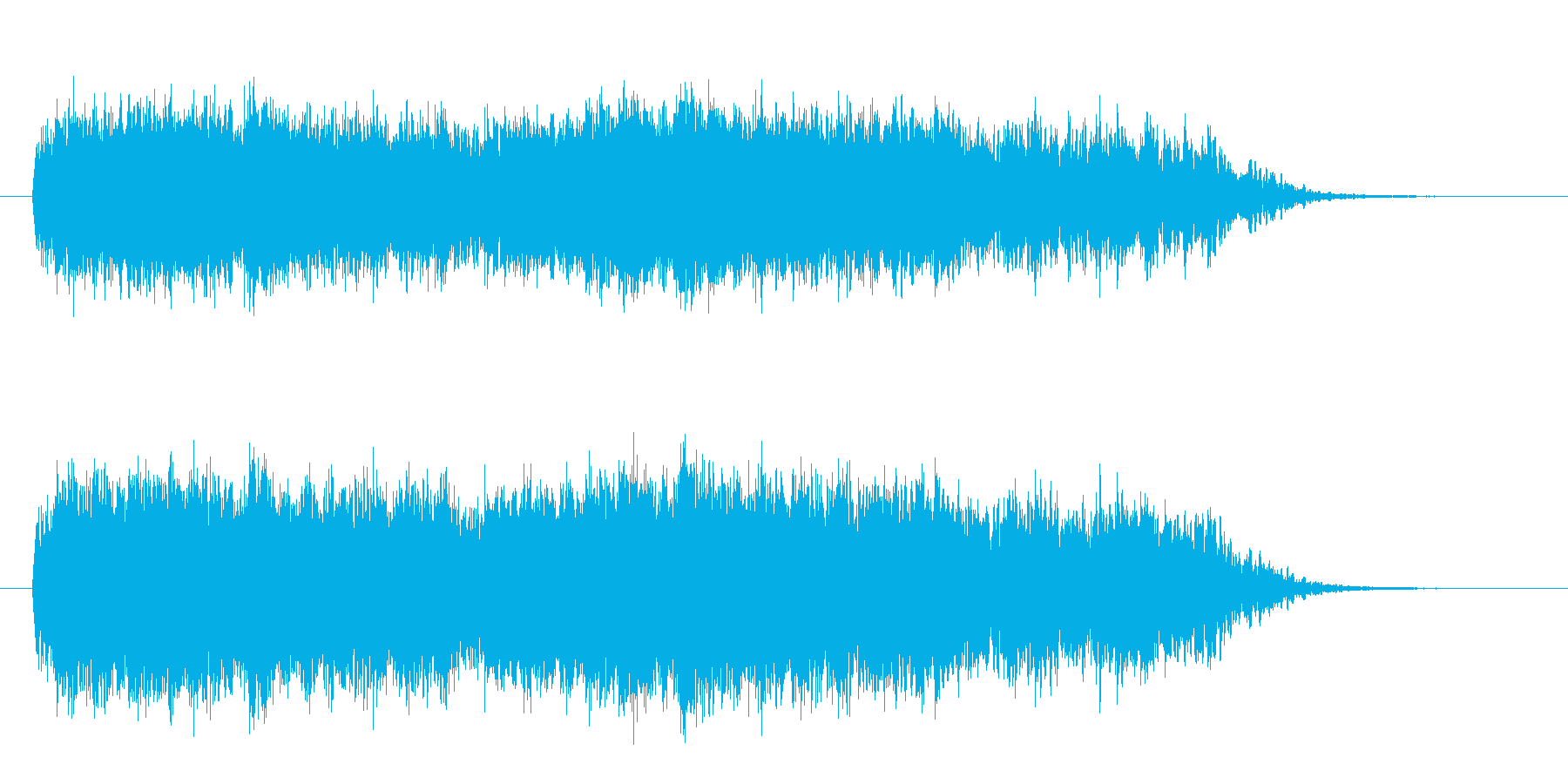 ホーワーワー(ミステリアスな効果音)の再生済みの波形