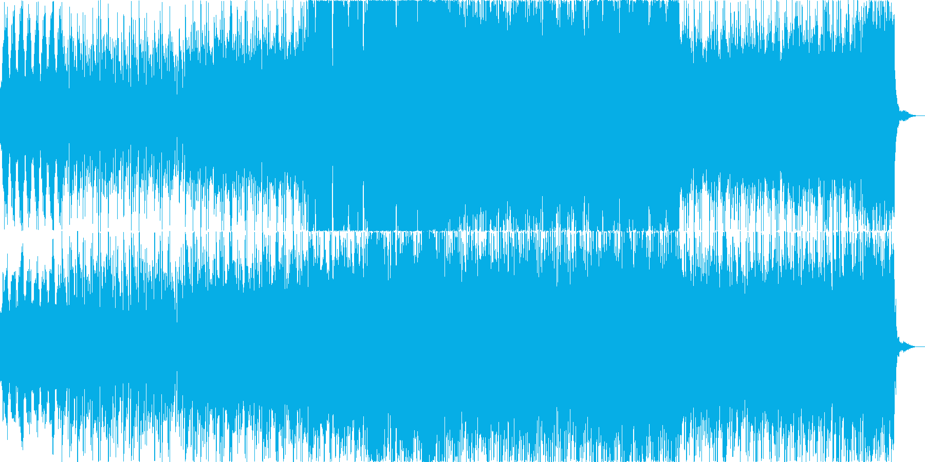 ポールモーリア風サウンドの切ない曲の再生済みの波形