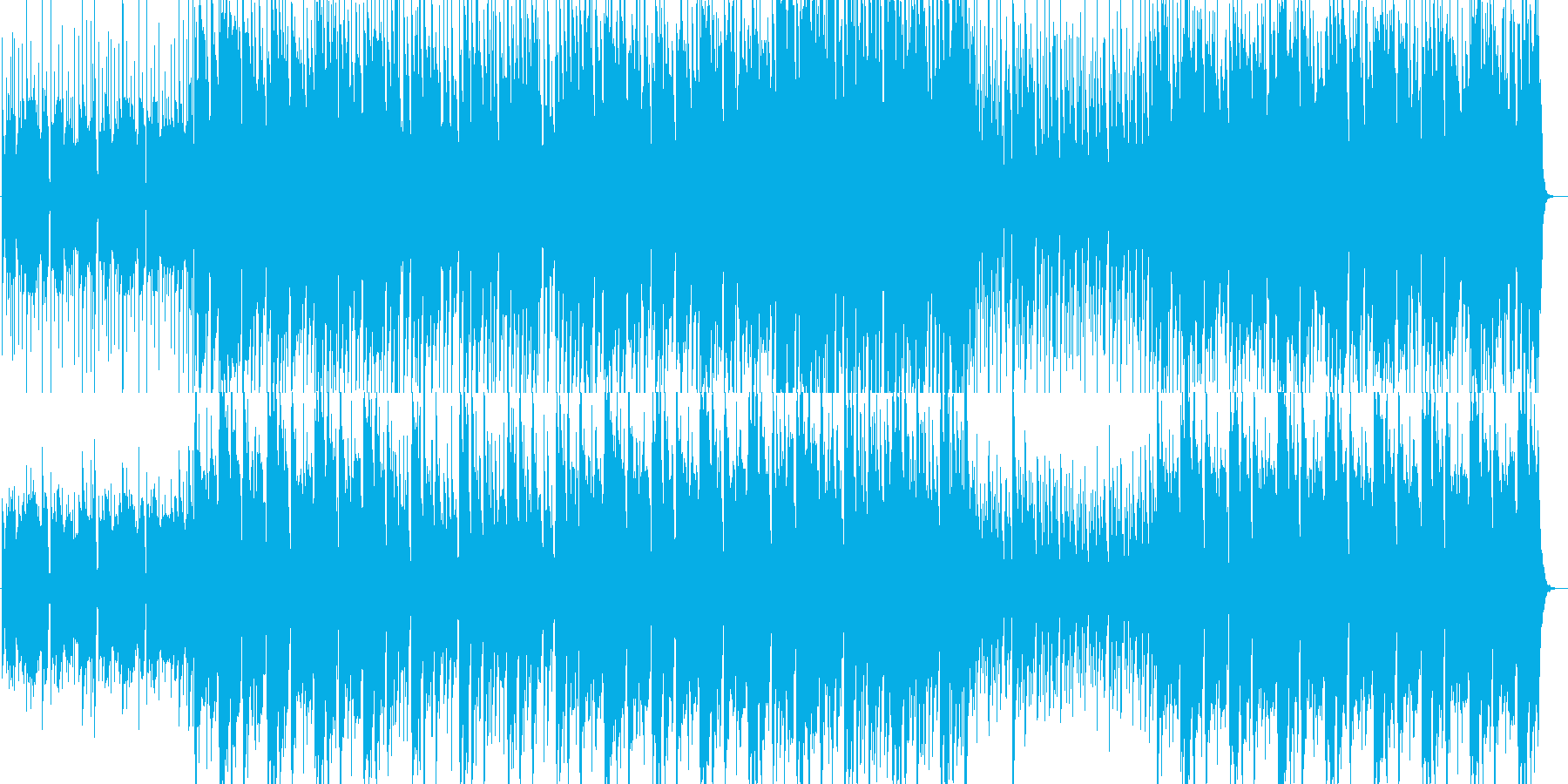のんびりゆったりなワールド系の再生済みの波形