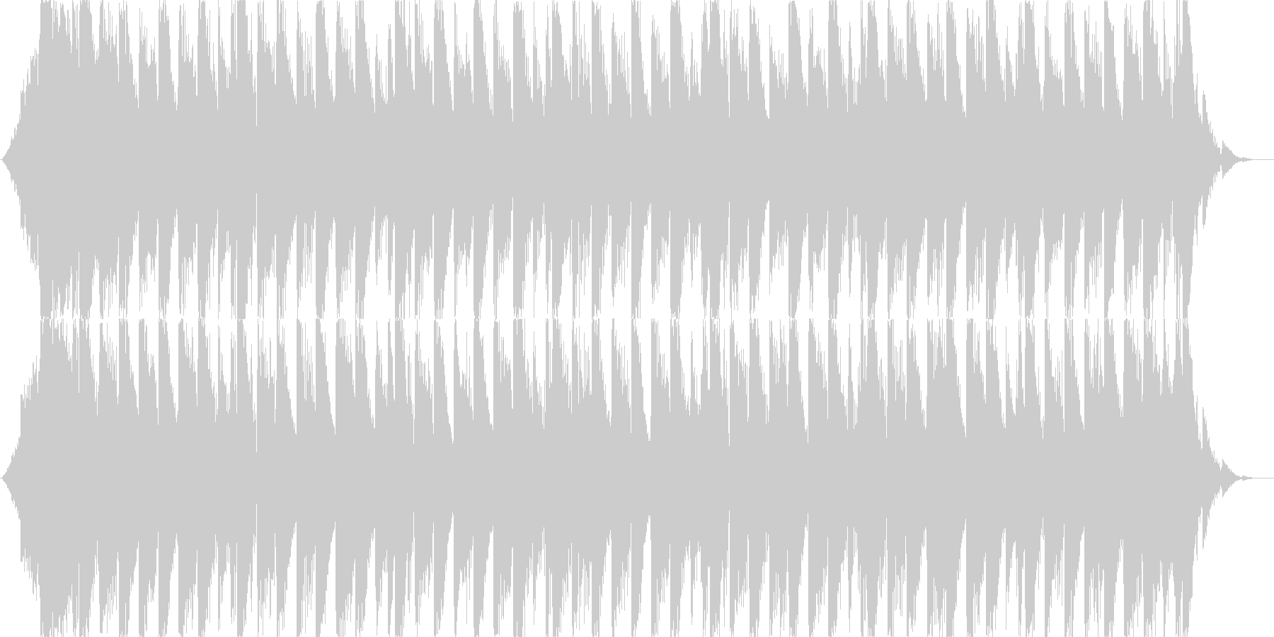 mp3 / 44.1kHz / 320…の未再生の波形