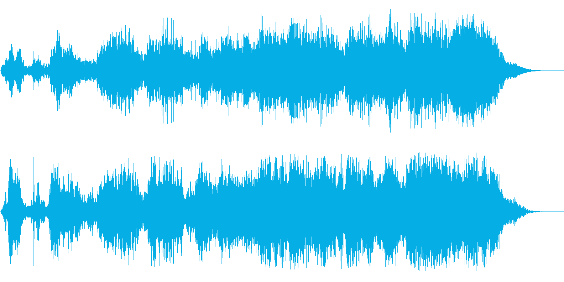環境音楽(サイエンス&ケミカル)の再生済みの波形