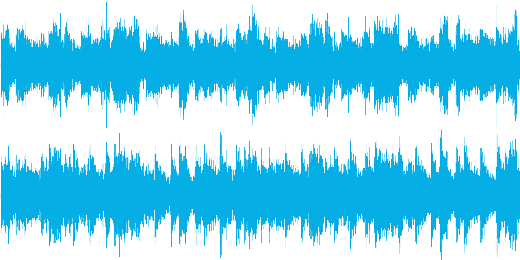 リズムと浮遊感を強調した楽曲です。の再生済みの波形