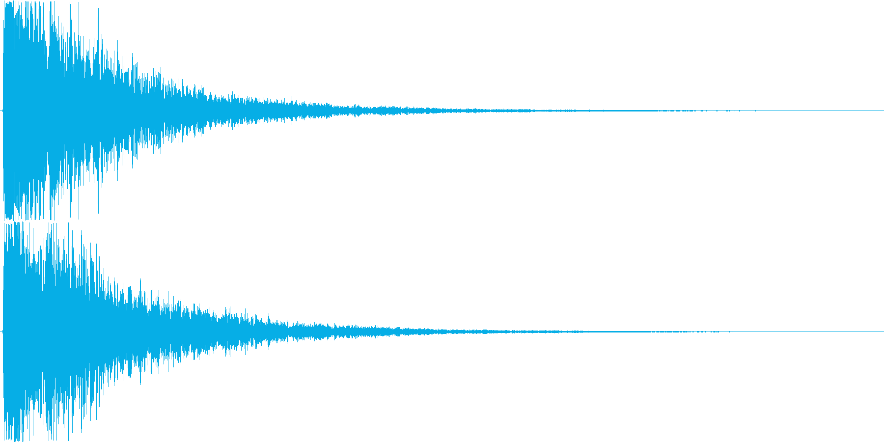 パァーン(決定音、中世、荘厳)の再生済みの波形