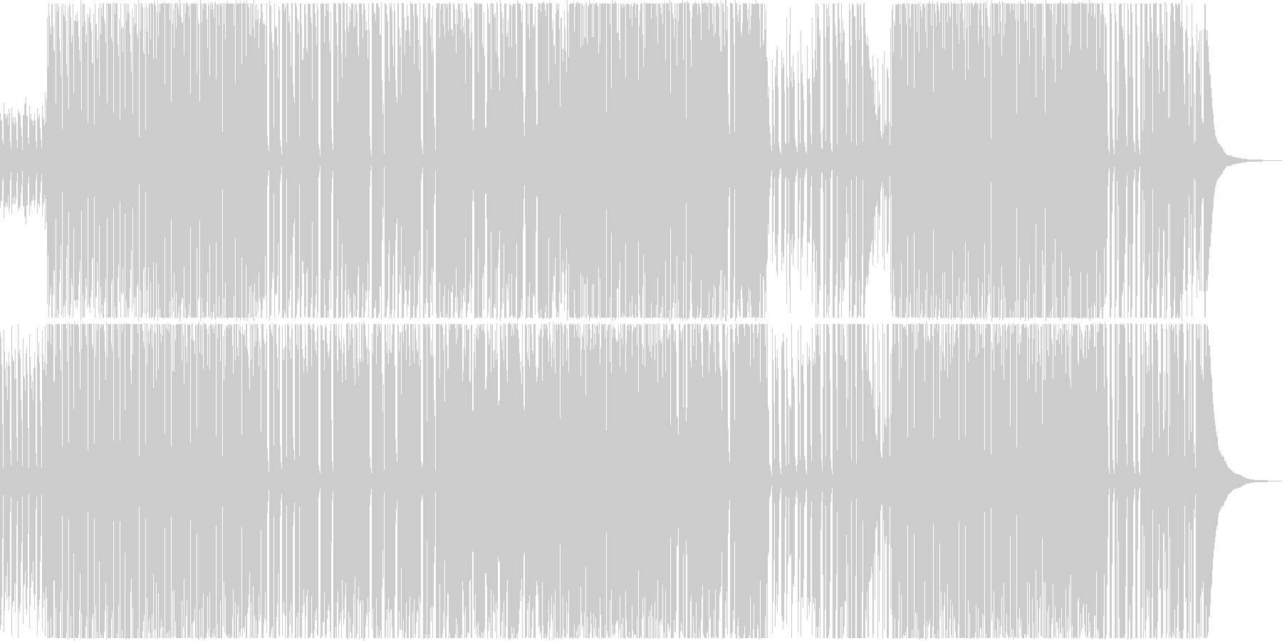 クラシックギターの爽やかな曲_02の未再生の波形