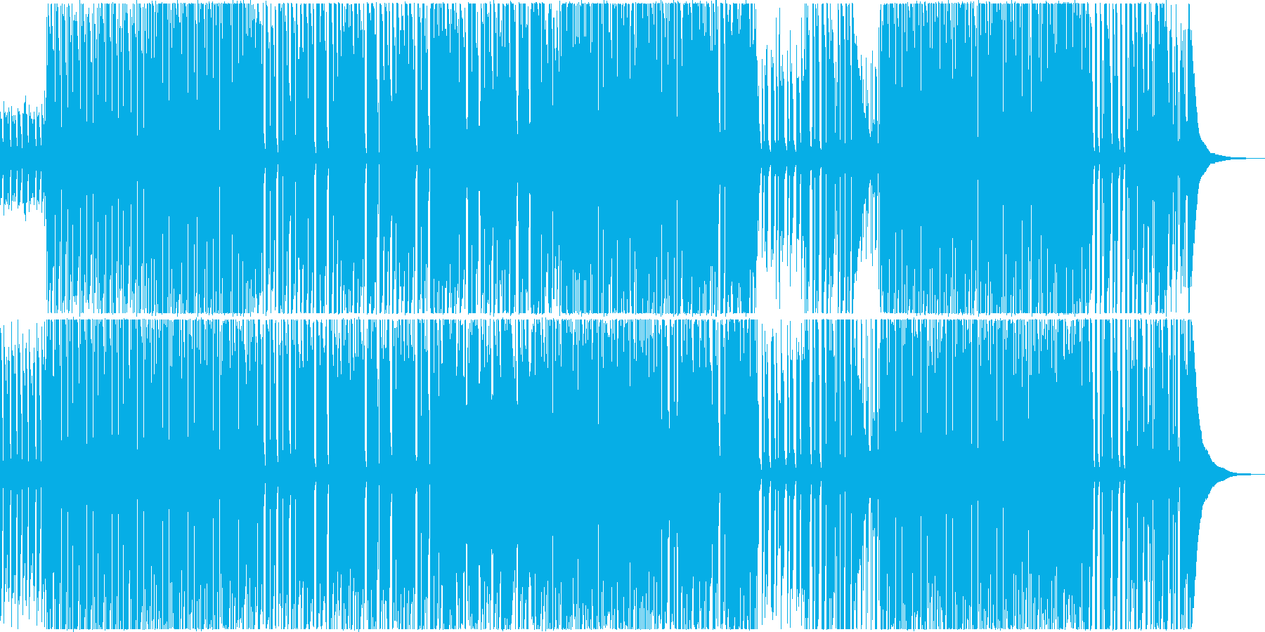 クラシックギターの爽やかな曲_02の再生済みの波形