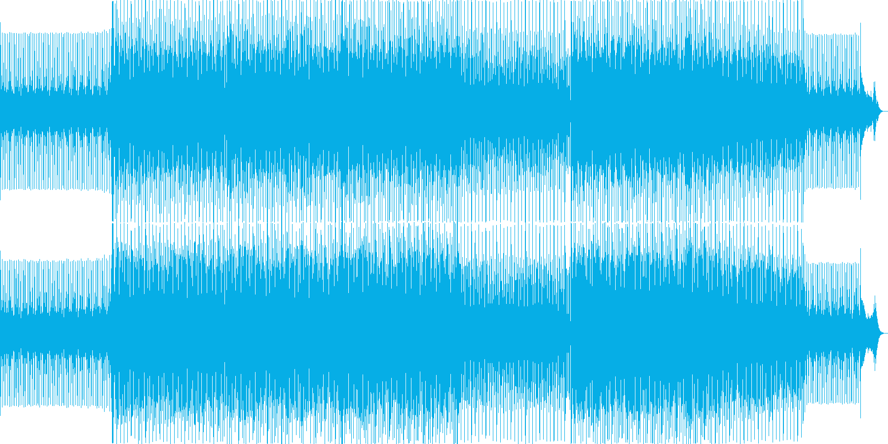 イベントが始まる前に流れるBGMの再生済みの波形