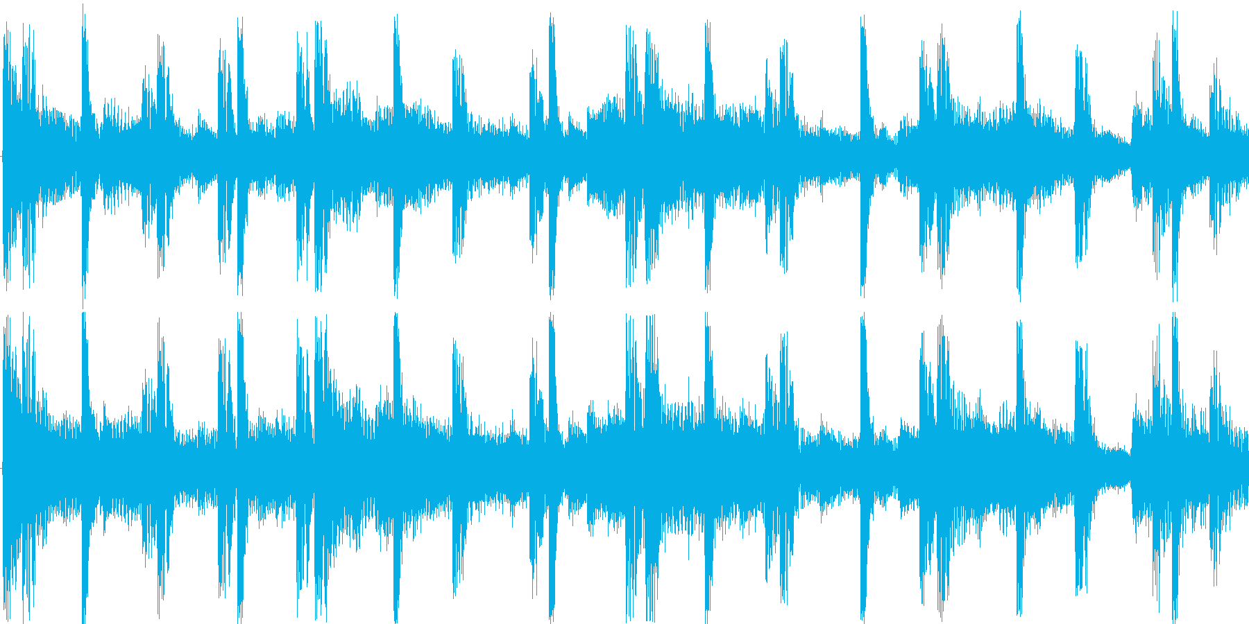 ヒップホップを感じる楽曲です。の再生済みの波形