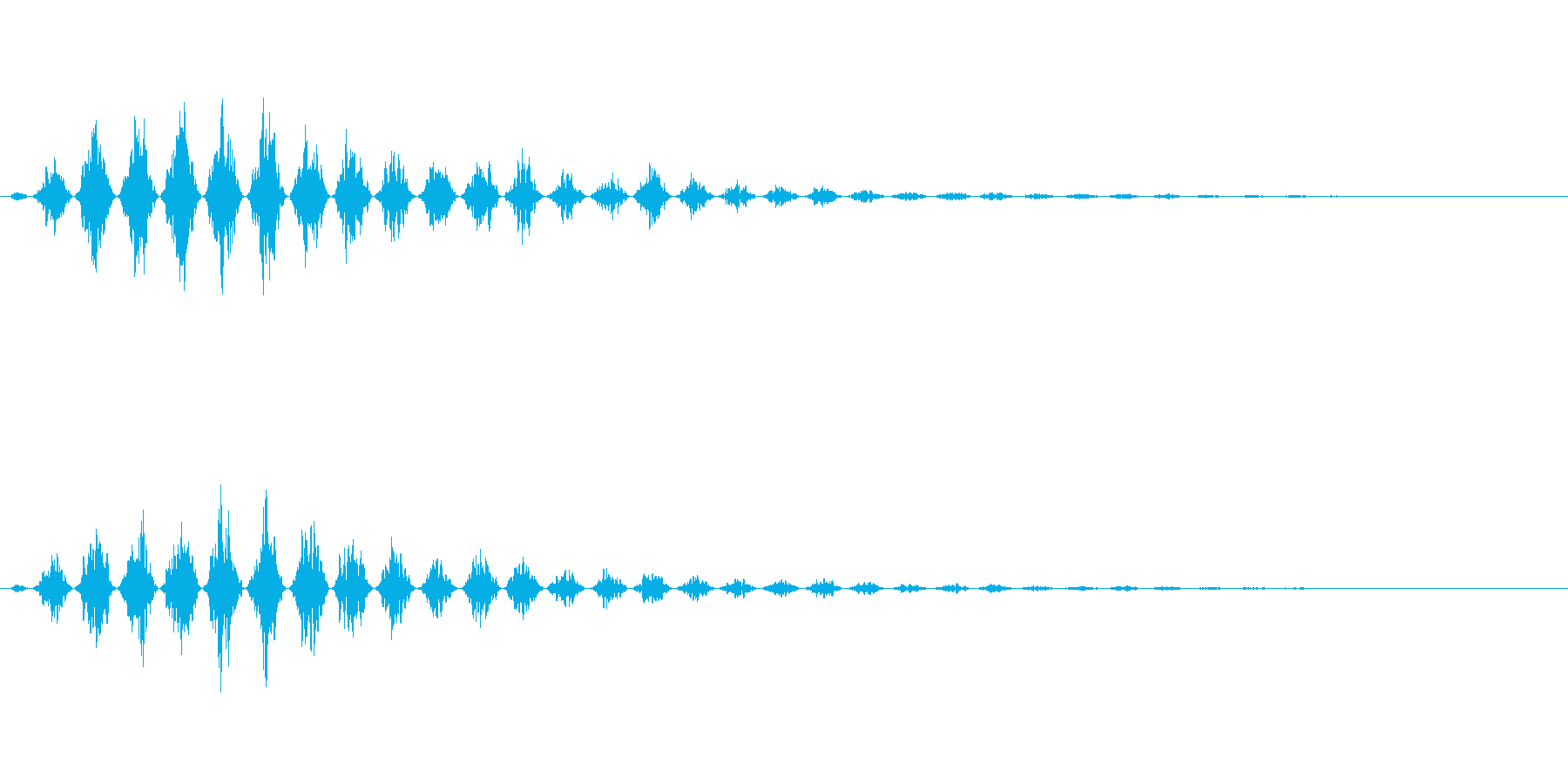 不思議な感じの電子音です。の再生済みの波形
