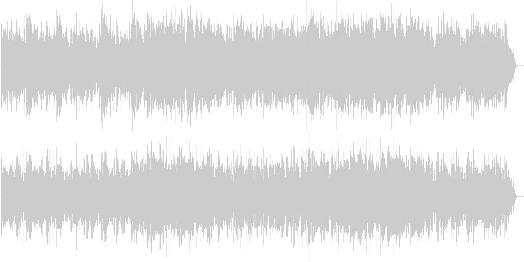 優しい風のようなピアノ楽曲_fastの未再生の波形