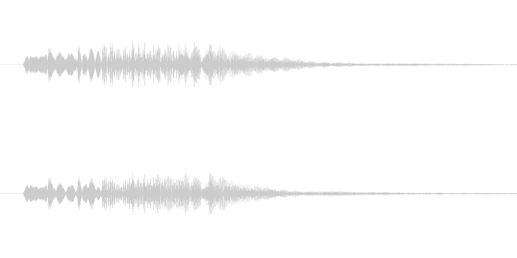 低めのシンセ系音色 決定音などに。の未再生の波形