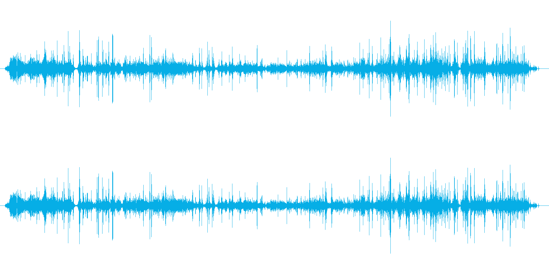 うがいの音です、(ガラガラ)の再生済みの波形