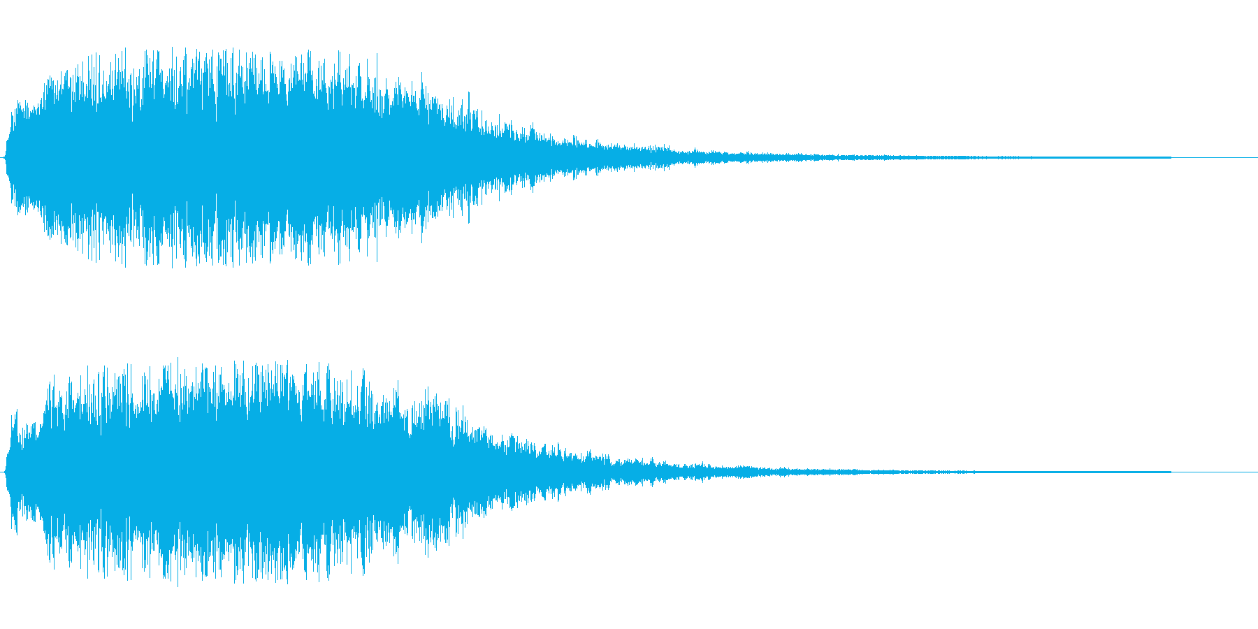 トゥルリラリララン(ジングル向きの音源)の再生済みの波形