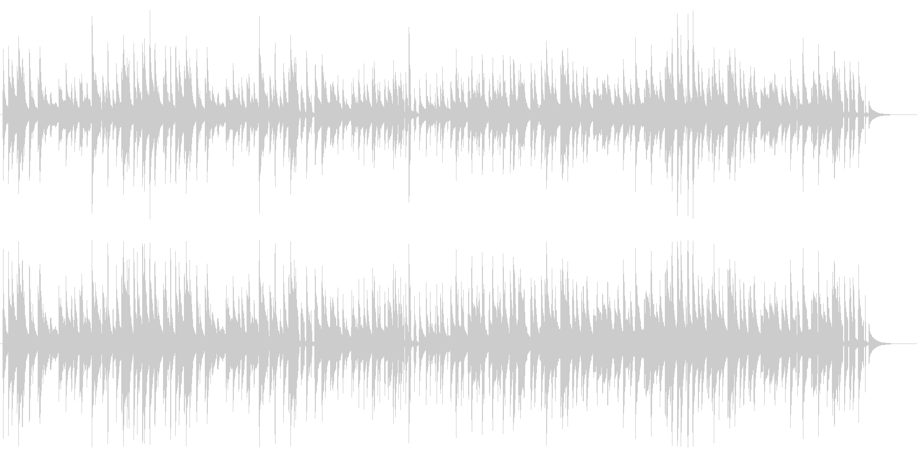 のどかでゆるい曲・ウクレレ伴奏のみ版の未再生の波形