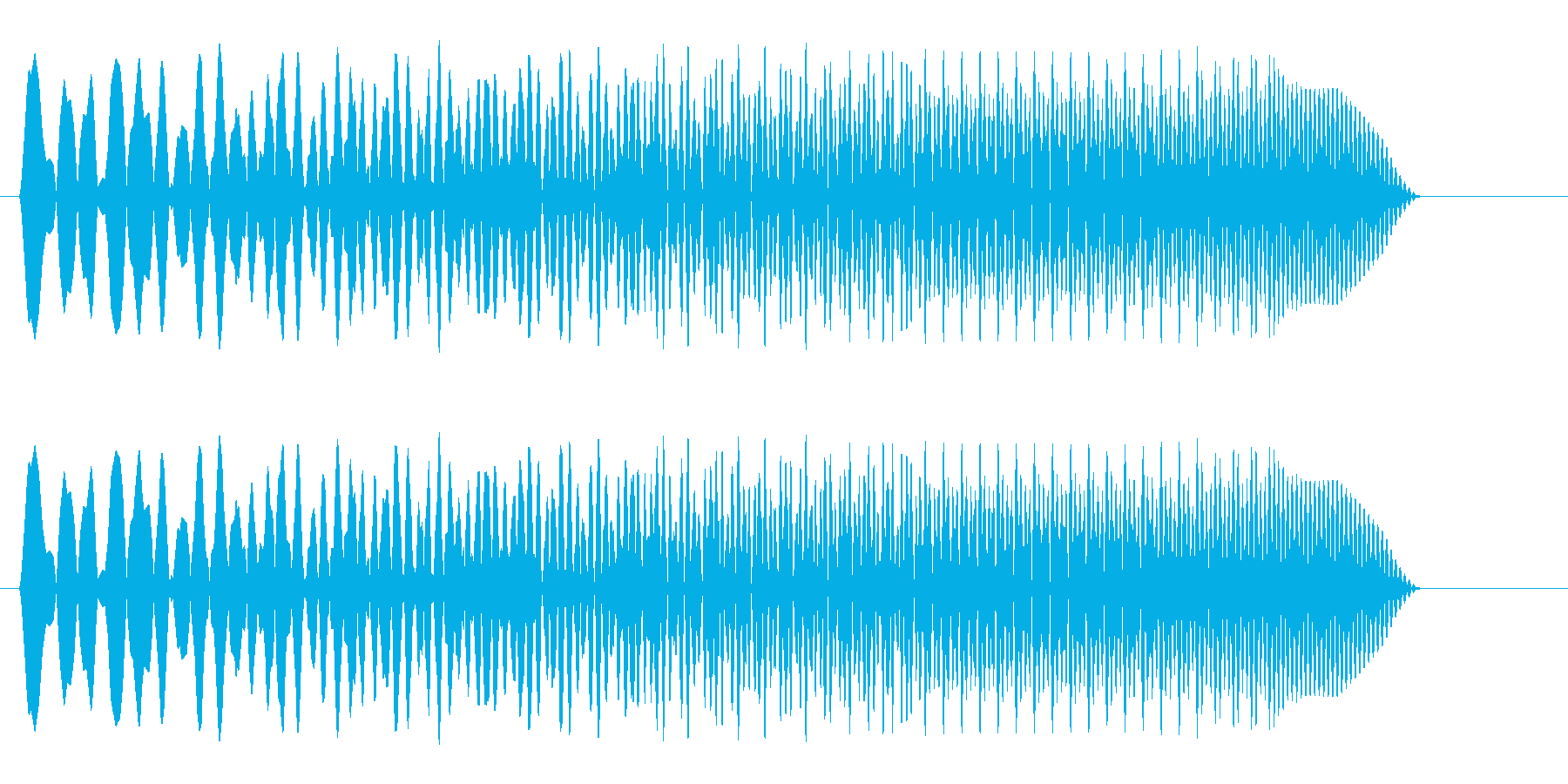 ビュイーン(ワープや移動の機械の効果音)の再生済みの波形