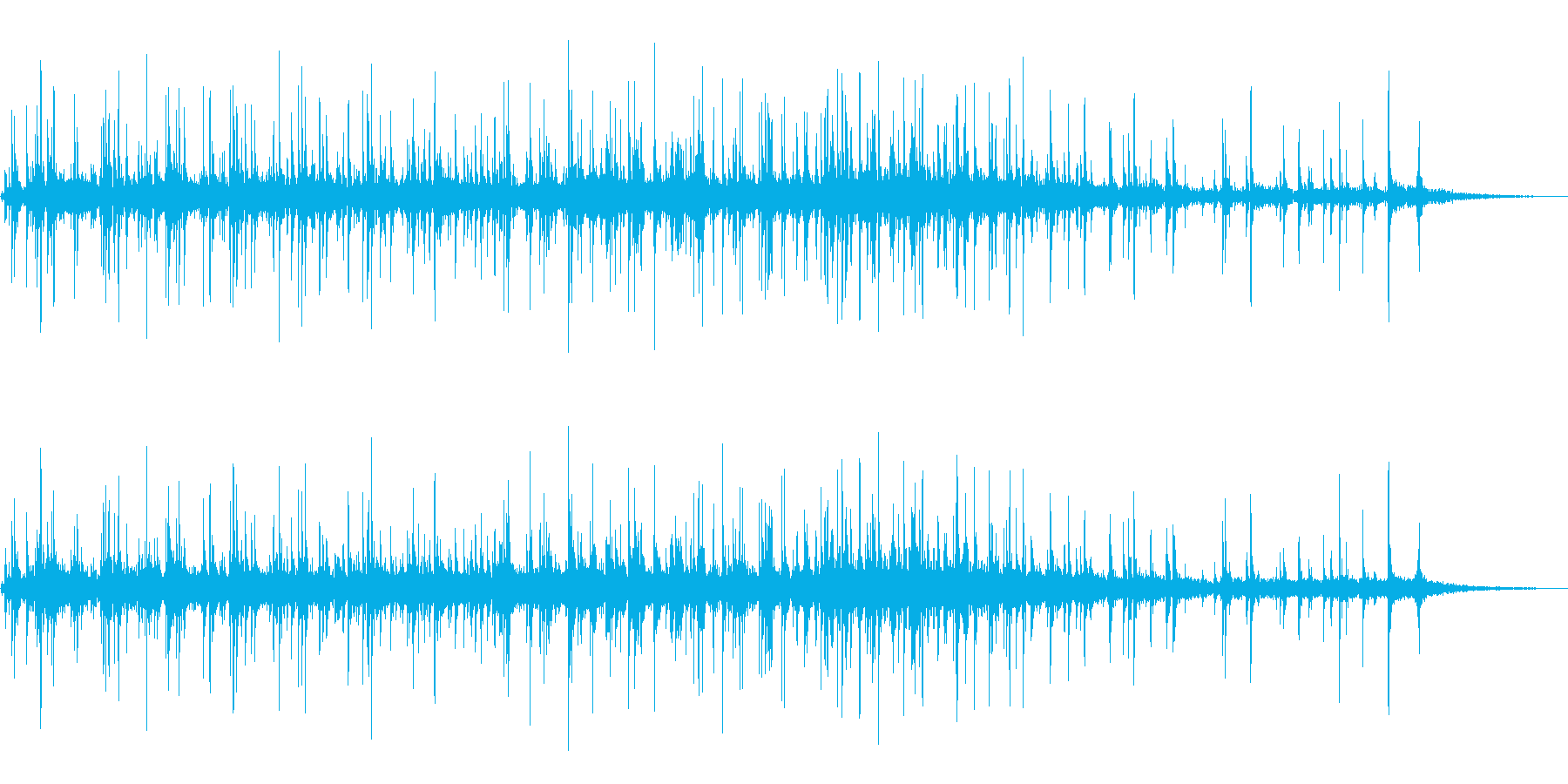 パカッパカッパカッパカッ(馬車の音)の再生済みの波形