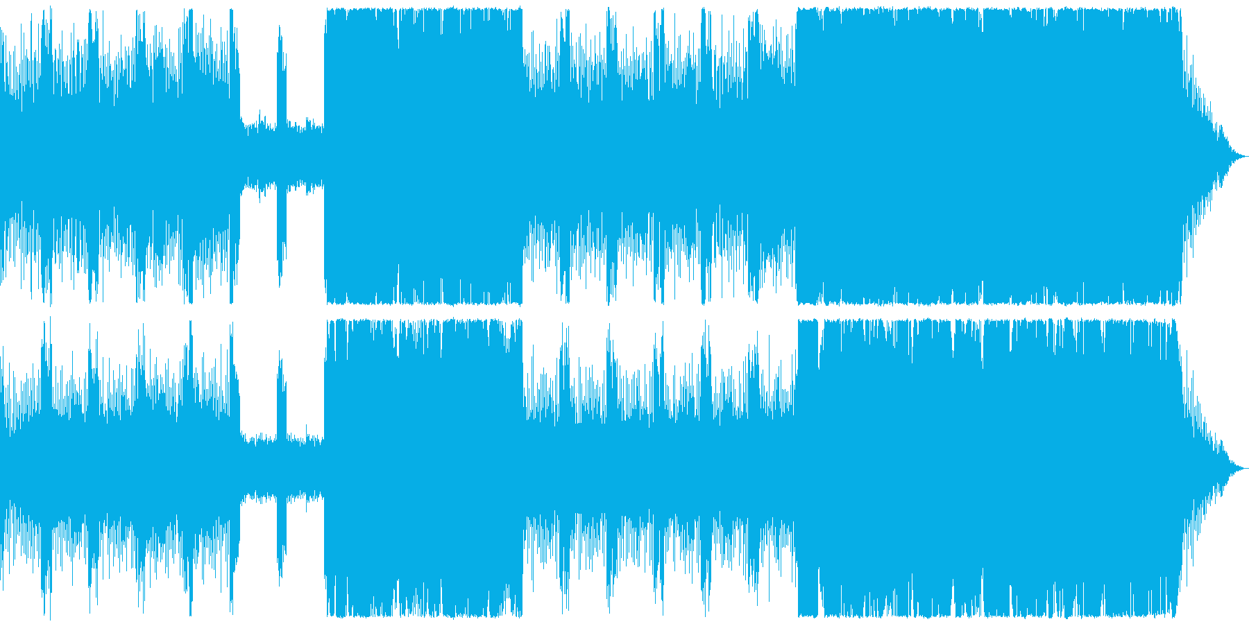 幻想的な曲。の再生済みの波形