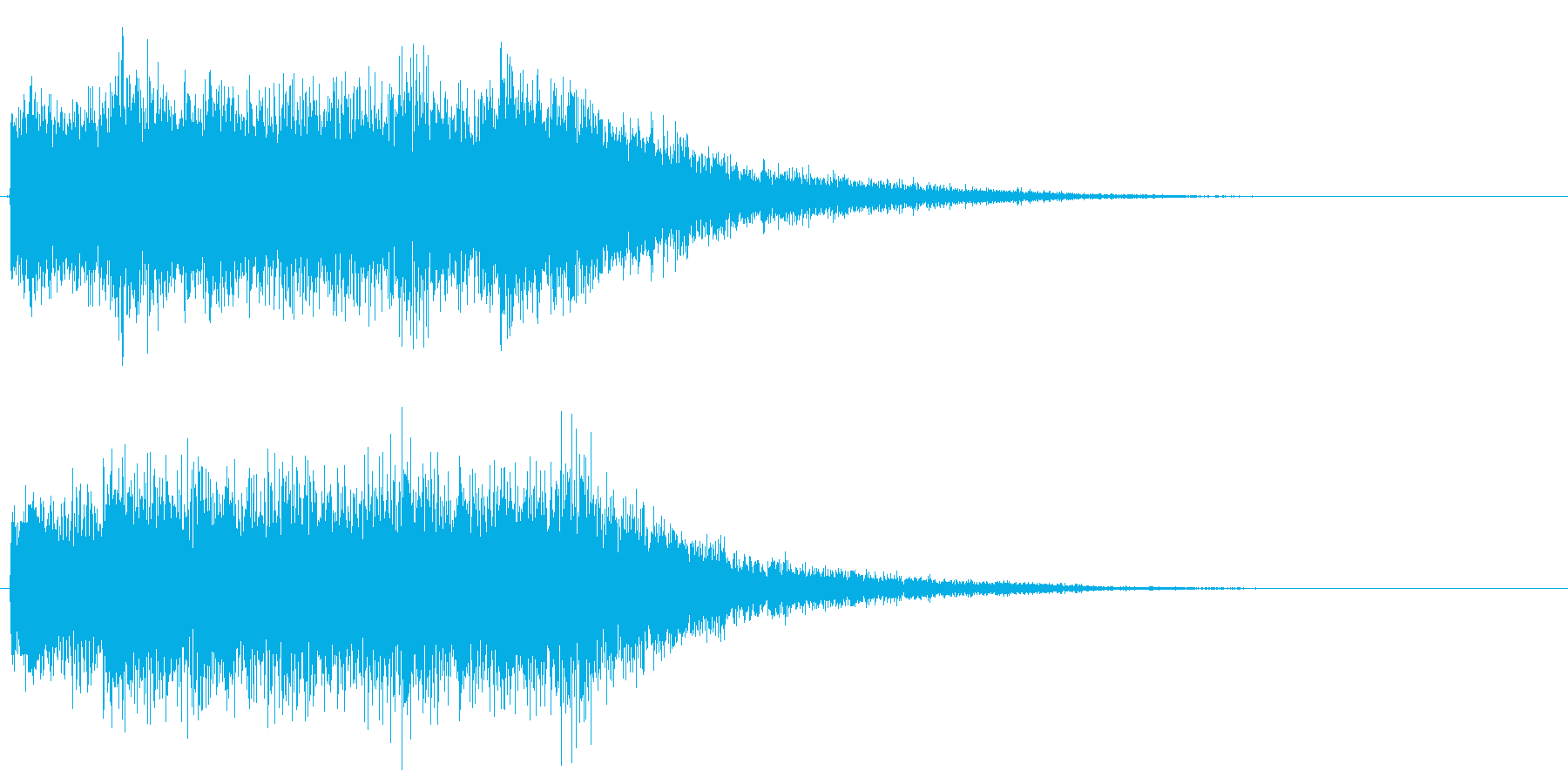 ゲームオーバー音 派手 おおげさな音の再生済みの波形