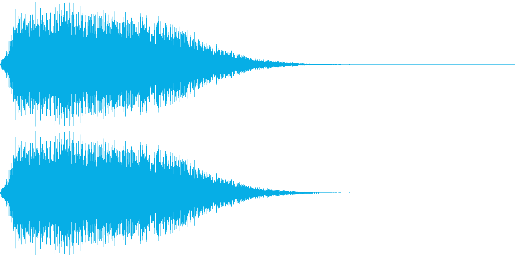 ジェット音、ミサイルの軌跡などをイメージの再生済みの波形