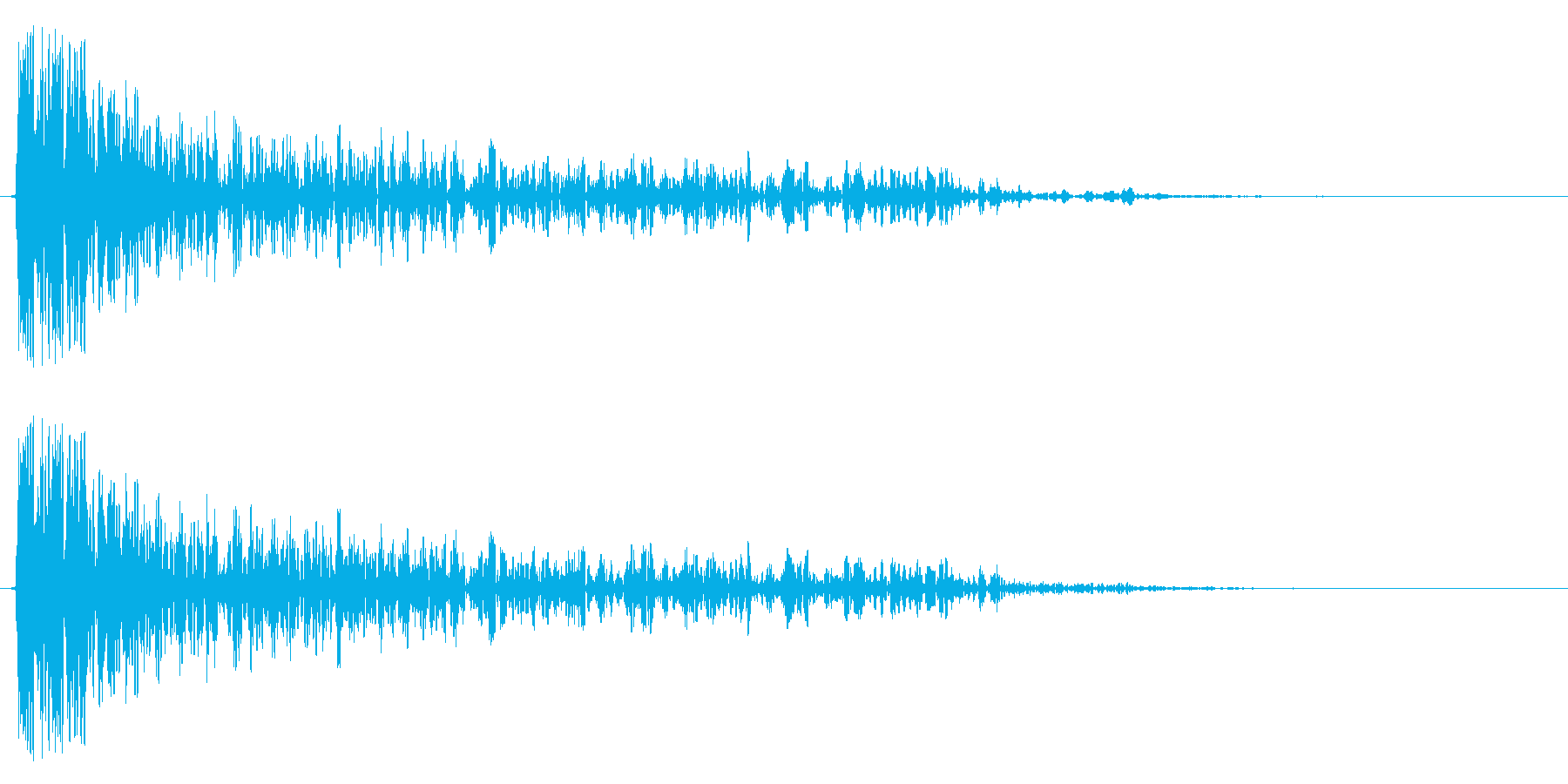 SFバズーカ砲の効果音、バズーカ砲、キ…の再生済みの波形