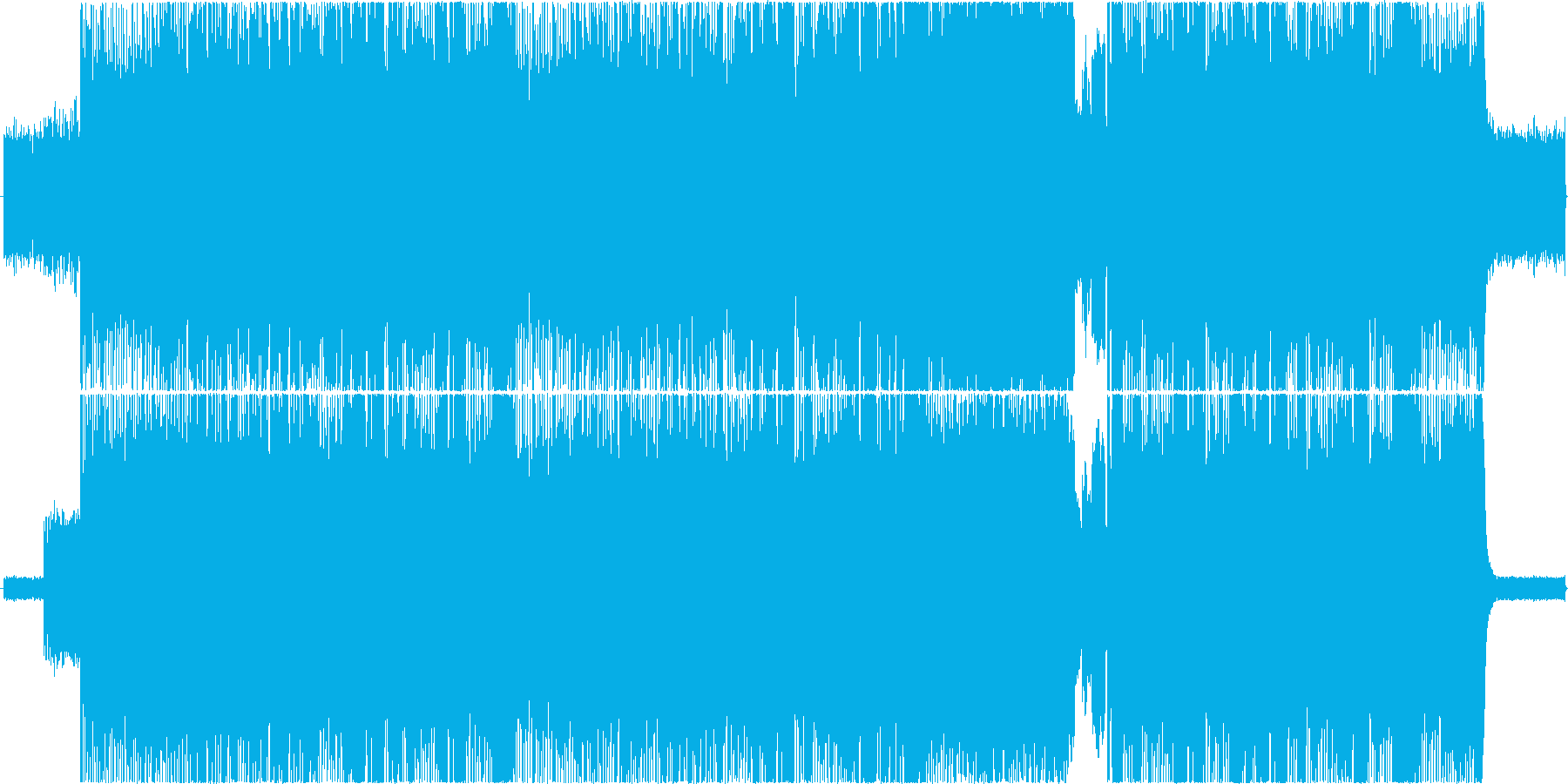 真夏のメロコアソングの再生済みの波形