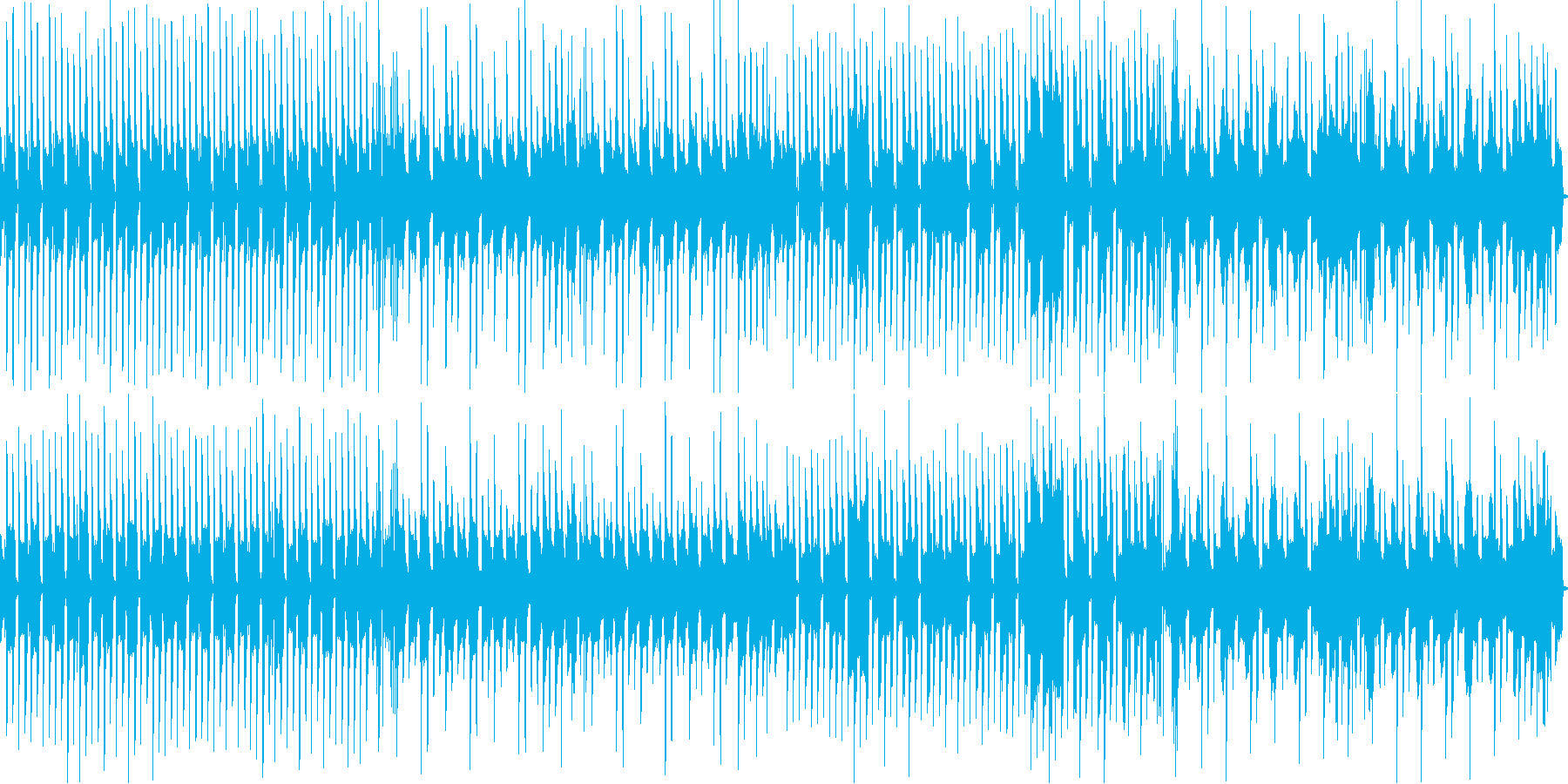 日常系 ほのぼのしたピアノとドラムの曲の再生済みの波形