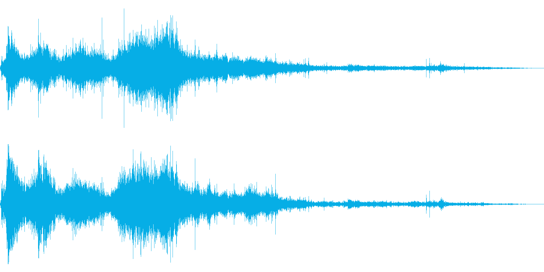 水に飛び込んだ時の効果音 04の再生済みの波形