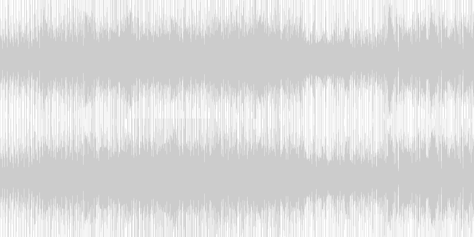 グルーブ感のあるファンクの未再生の波形
