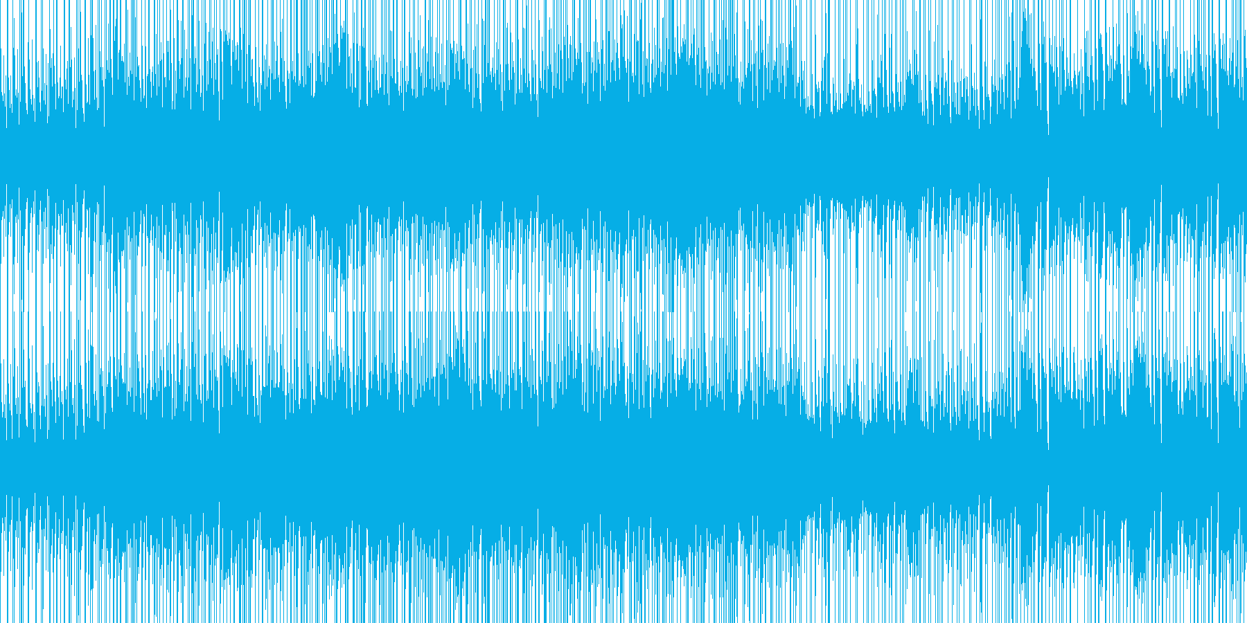 グルーブ感のあるファンクの再生済みの波形
