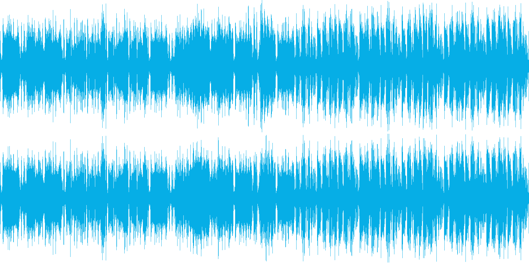 クラブBGM、DJライブBGMの再生済みの波形