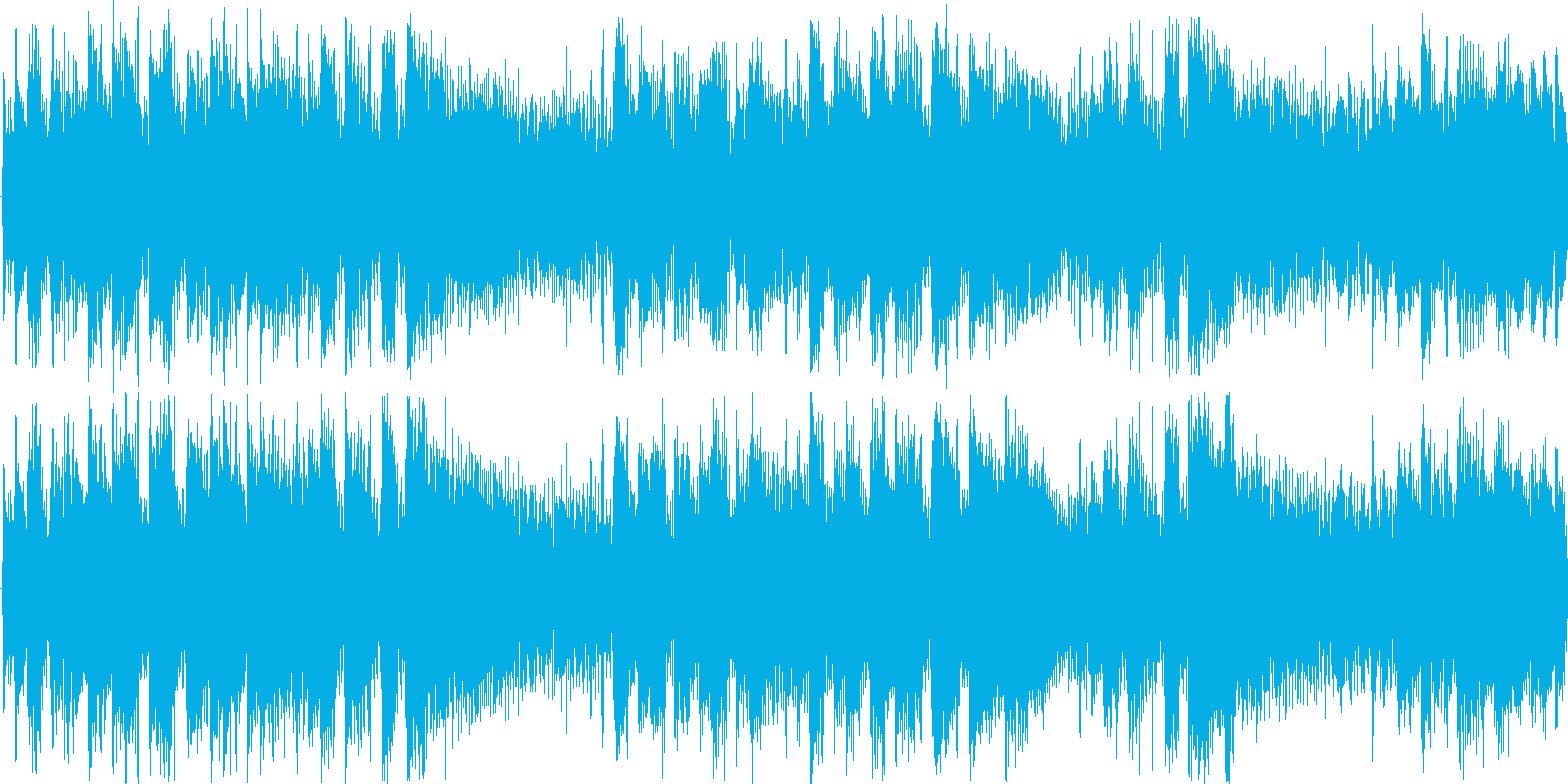 リズミックなイメージをした楽曲です。の再生済みの波形