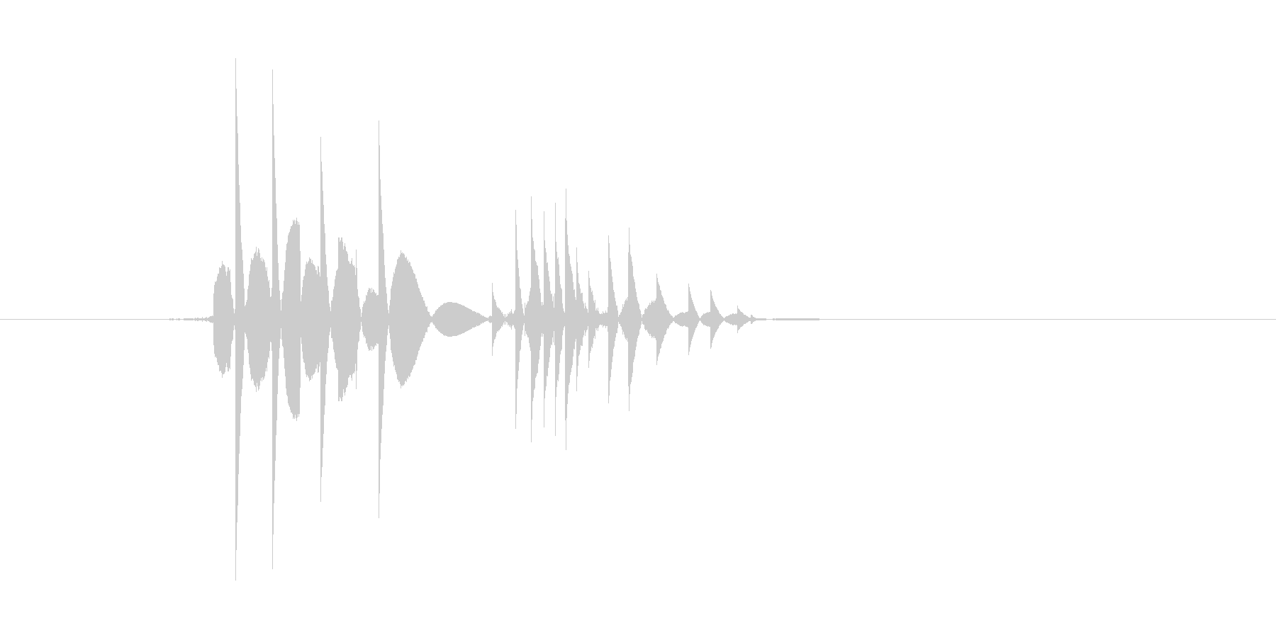 ゲーム(ファミコン風)爆発音_036の未再生の波形